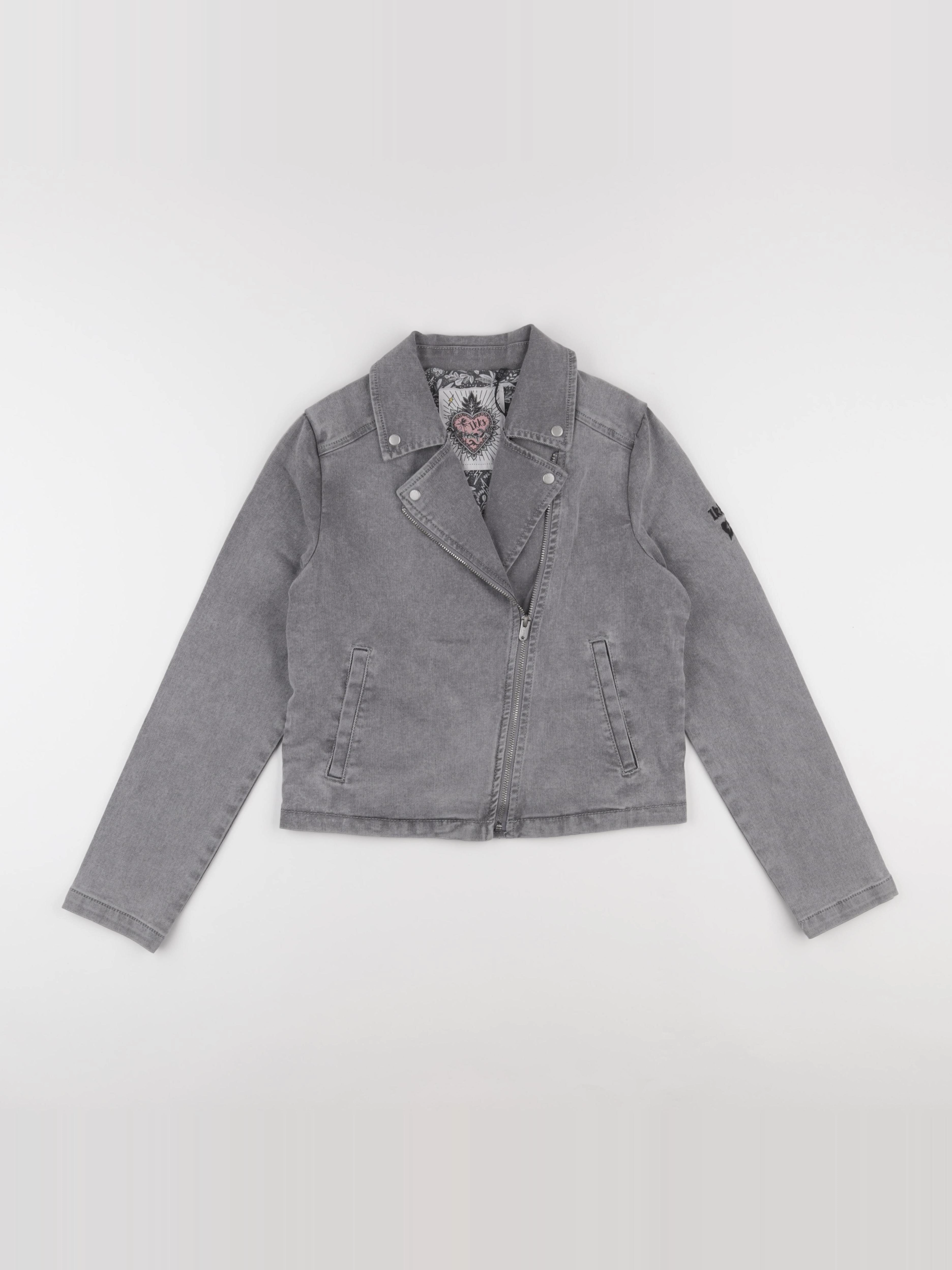 IKKS - veste gris - 12 ans
