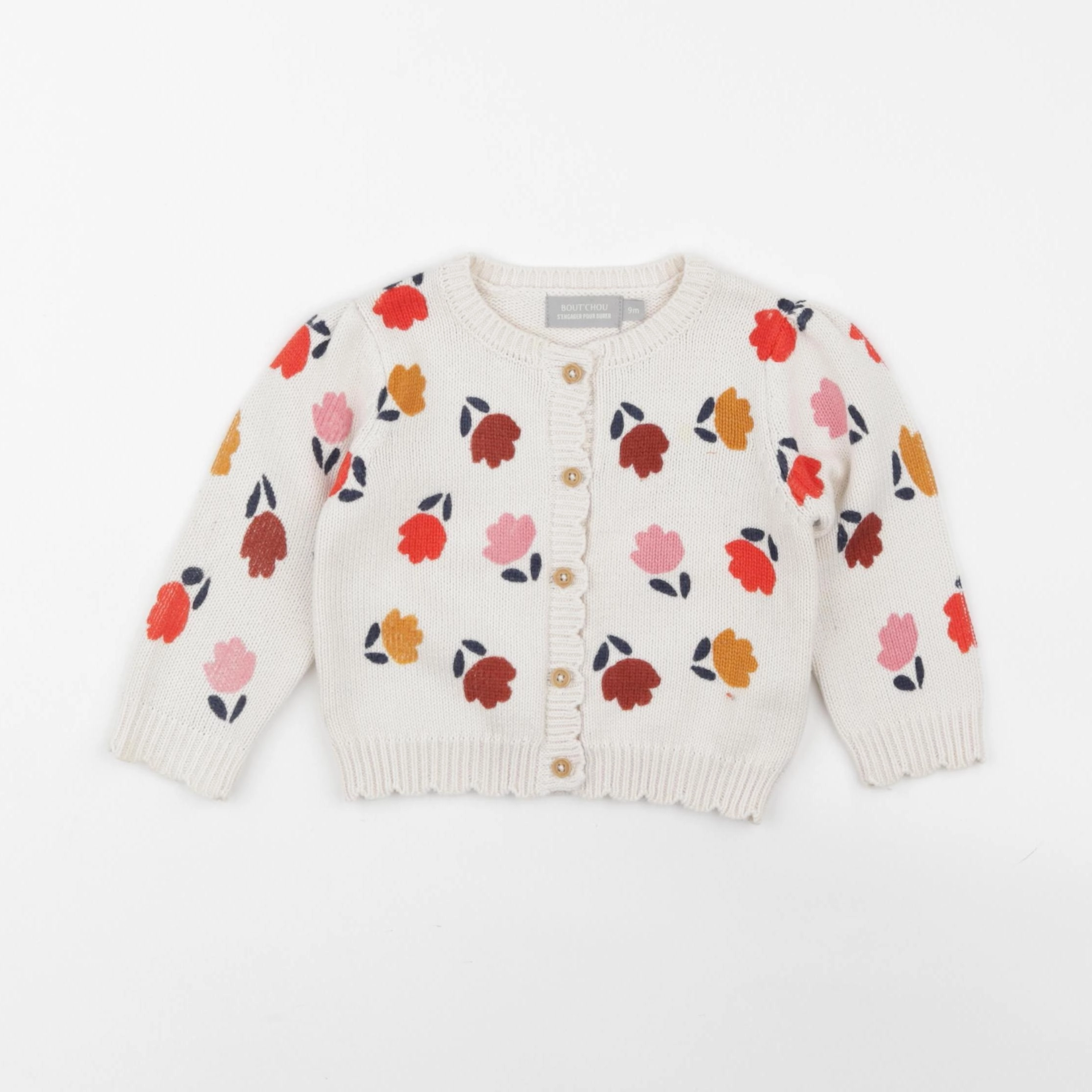 Boutchou - gilet beige - 9 mois