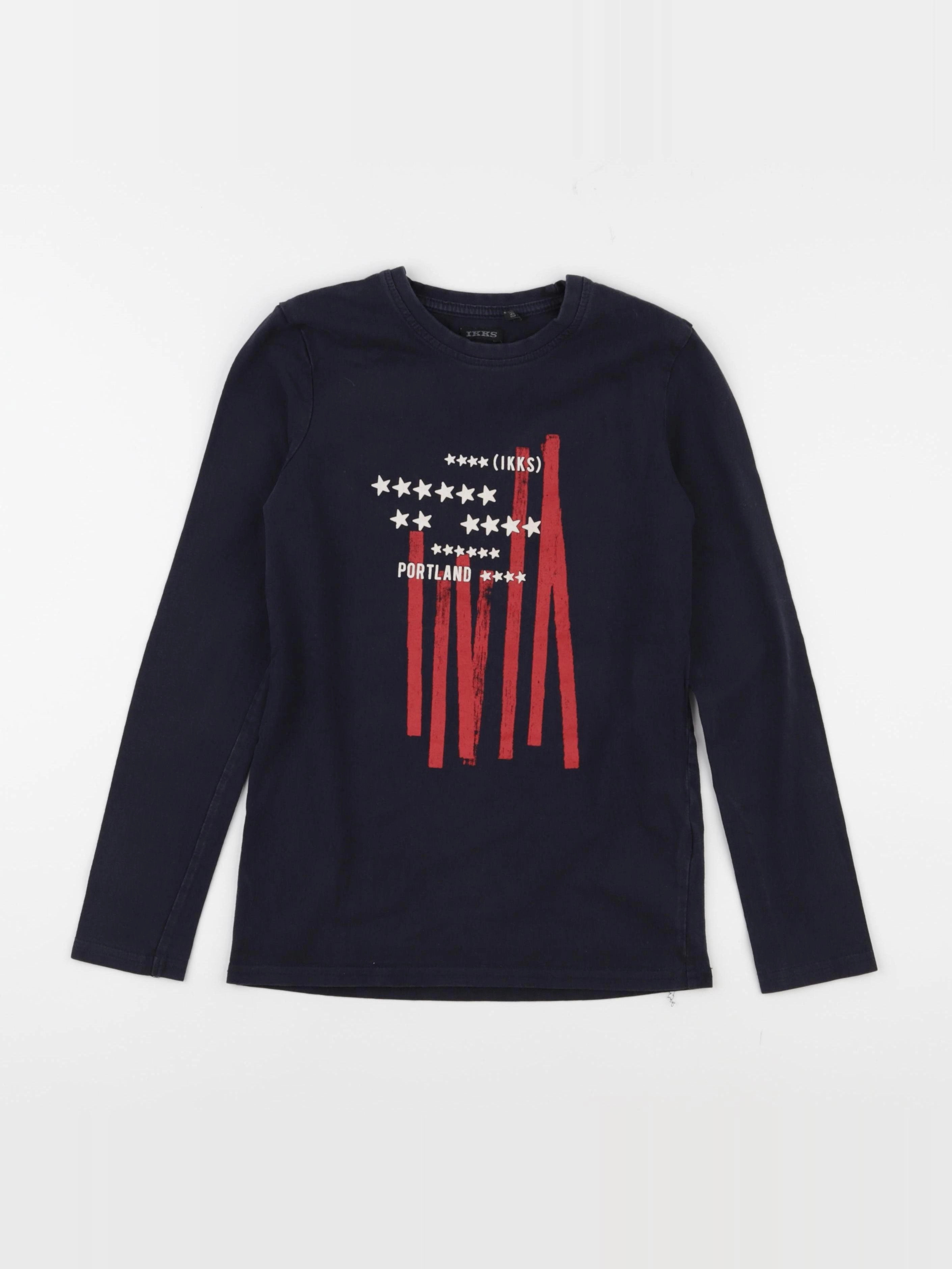IKKS - tee-shirt bleu - 10 ans