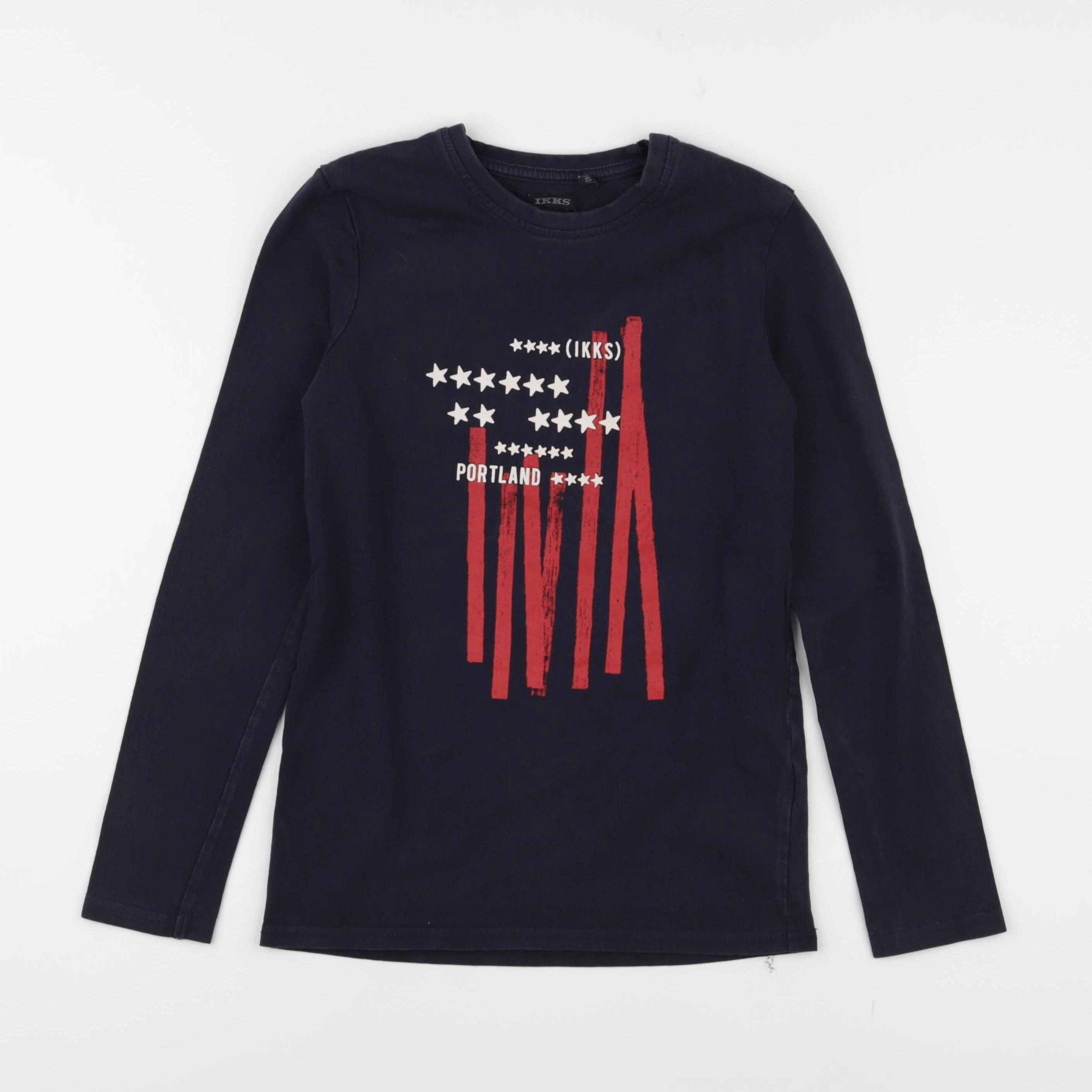 IKKS - tee-shirt bleu - 10 ans