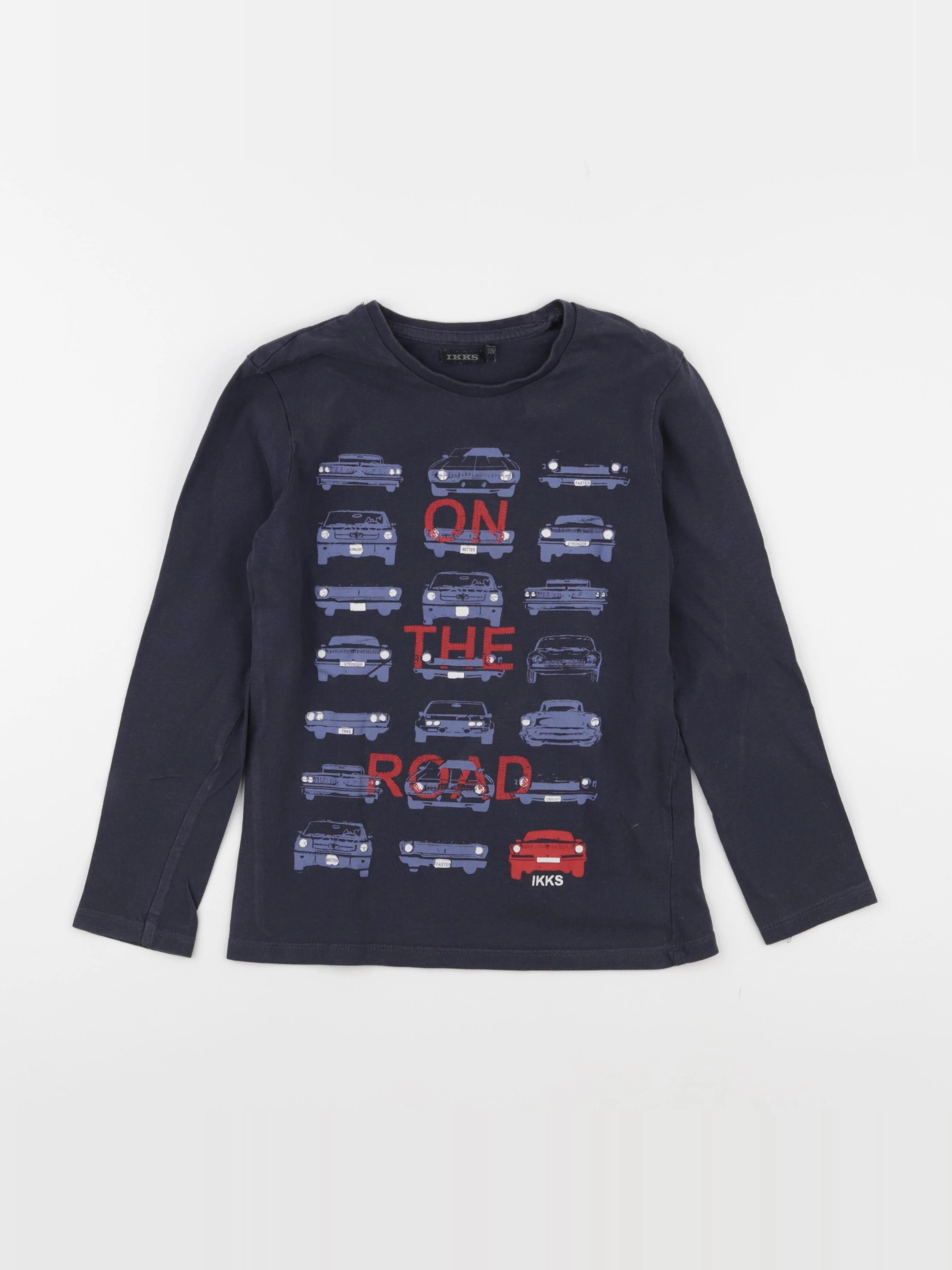 IKKS - tee-shirt bleu - 8 ans