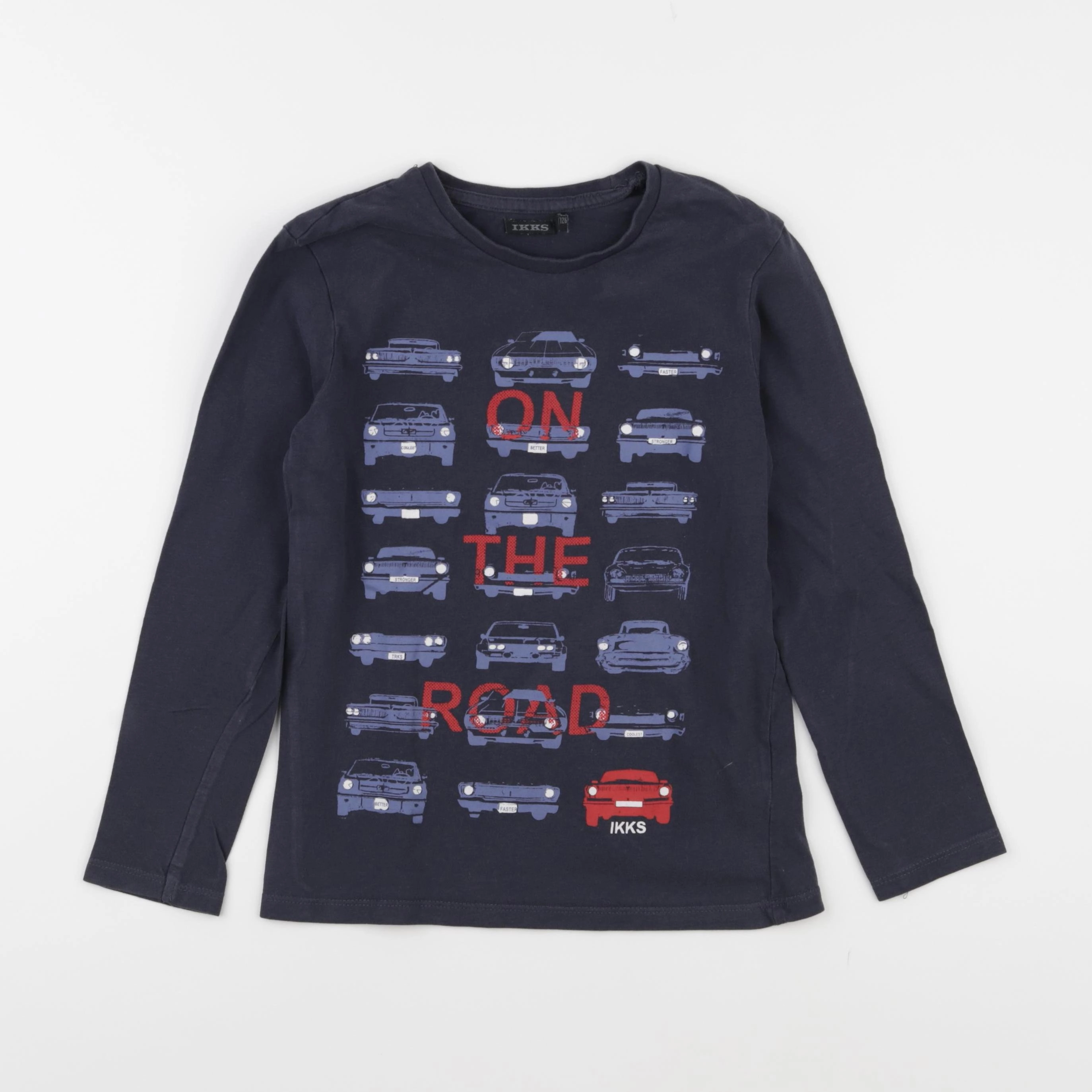 IKKS - tee-shirt bleu - 8 ans