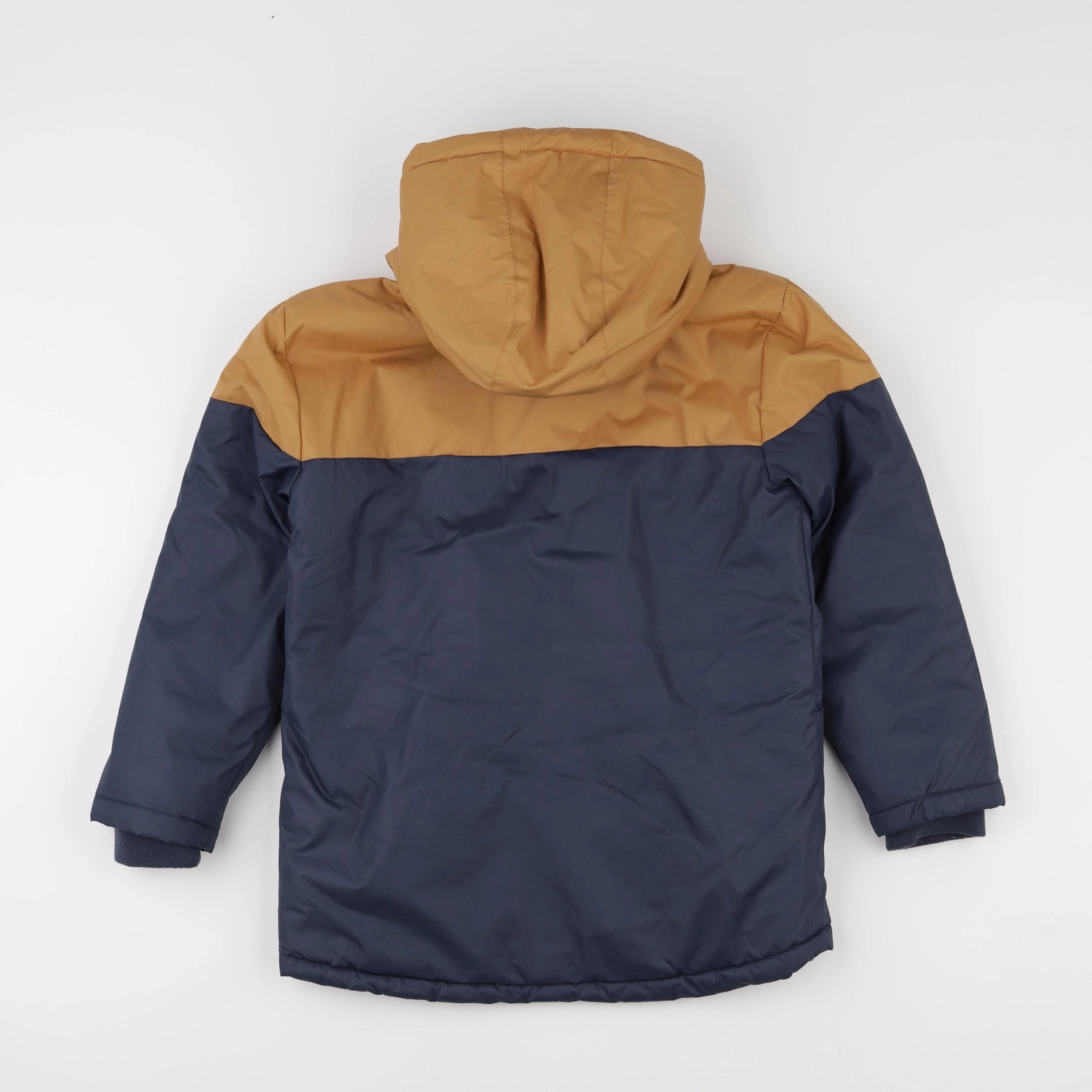 Vertbaudet - parka bleu, marron - 10 ans