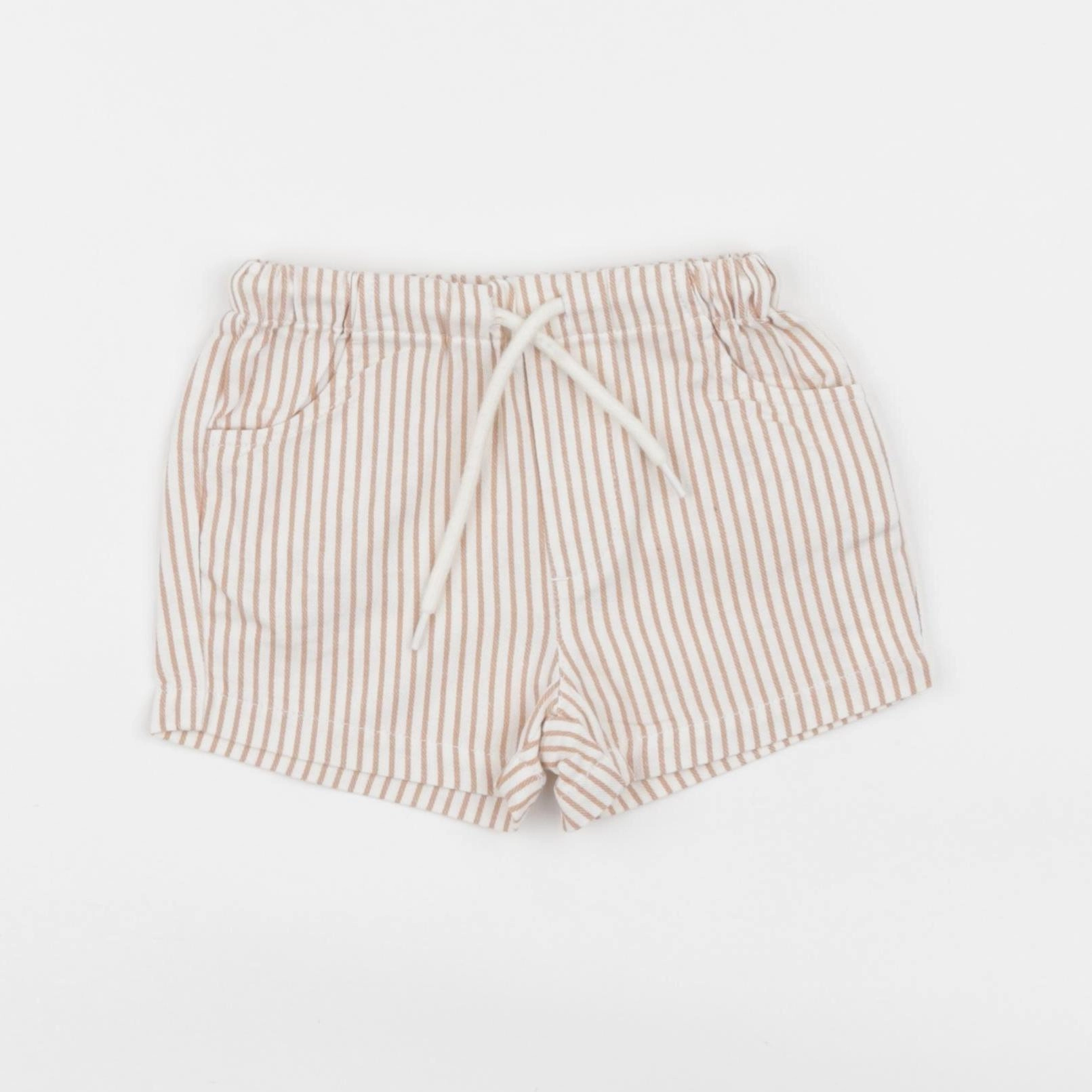 Tape à l'oeil - short blanc, marron - 9 mois