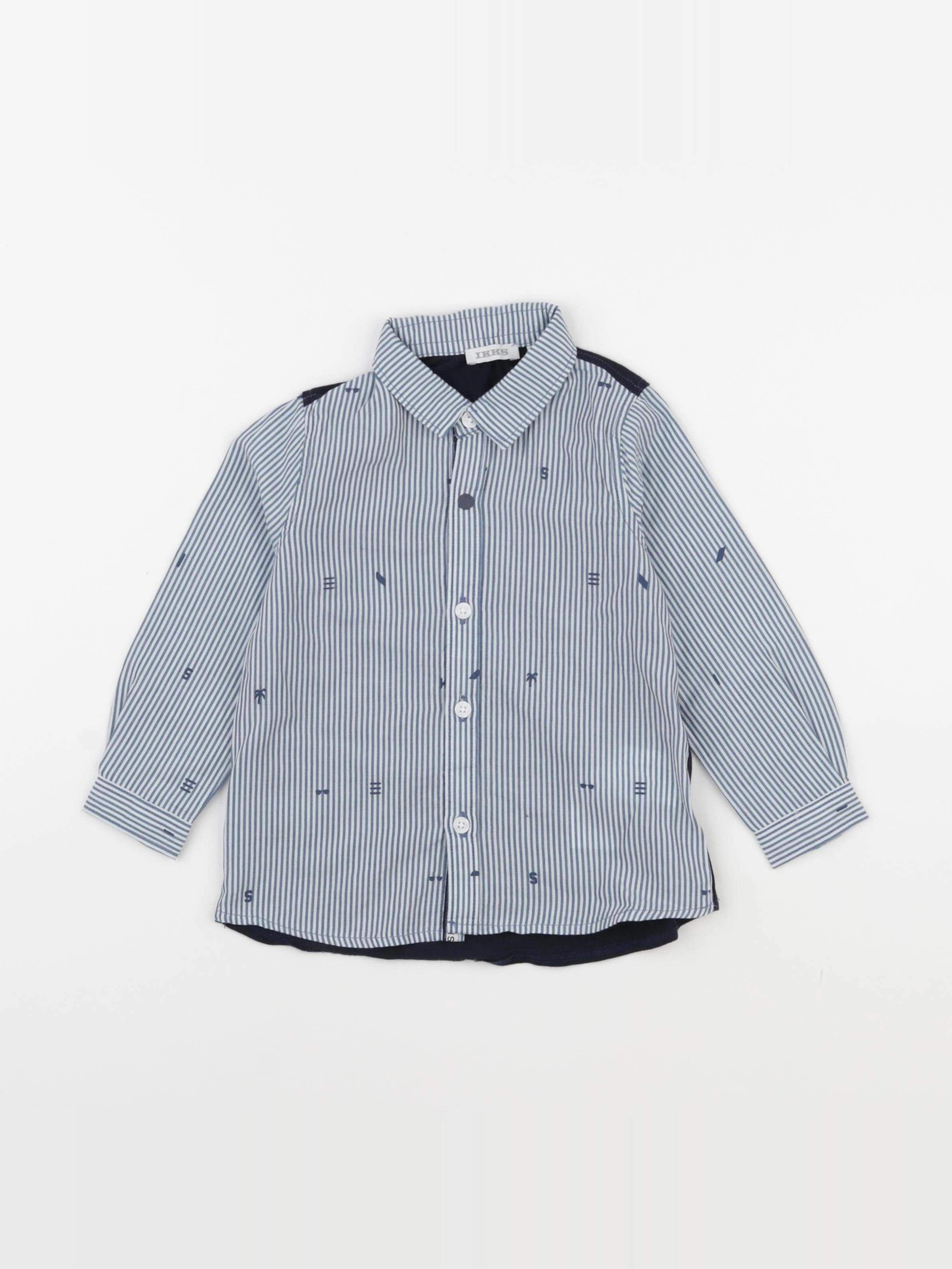IKKS - chemise bleu - 18 mois