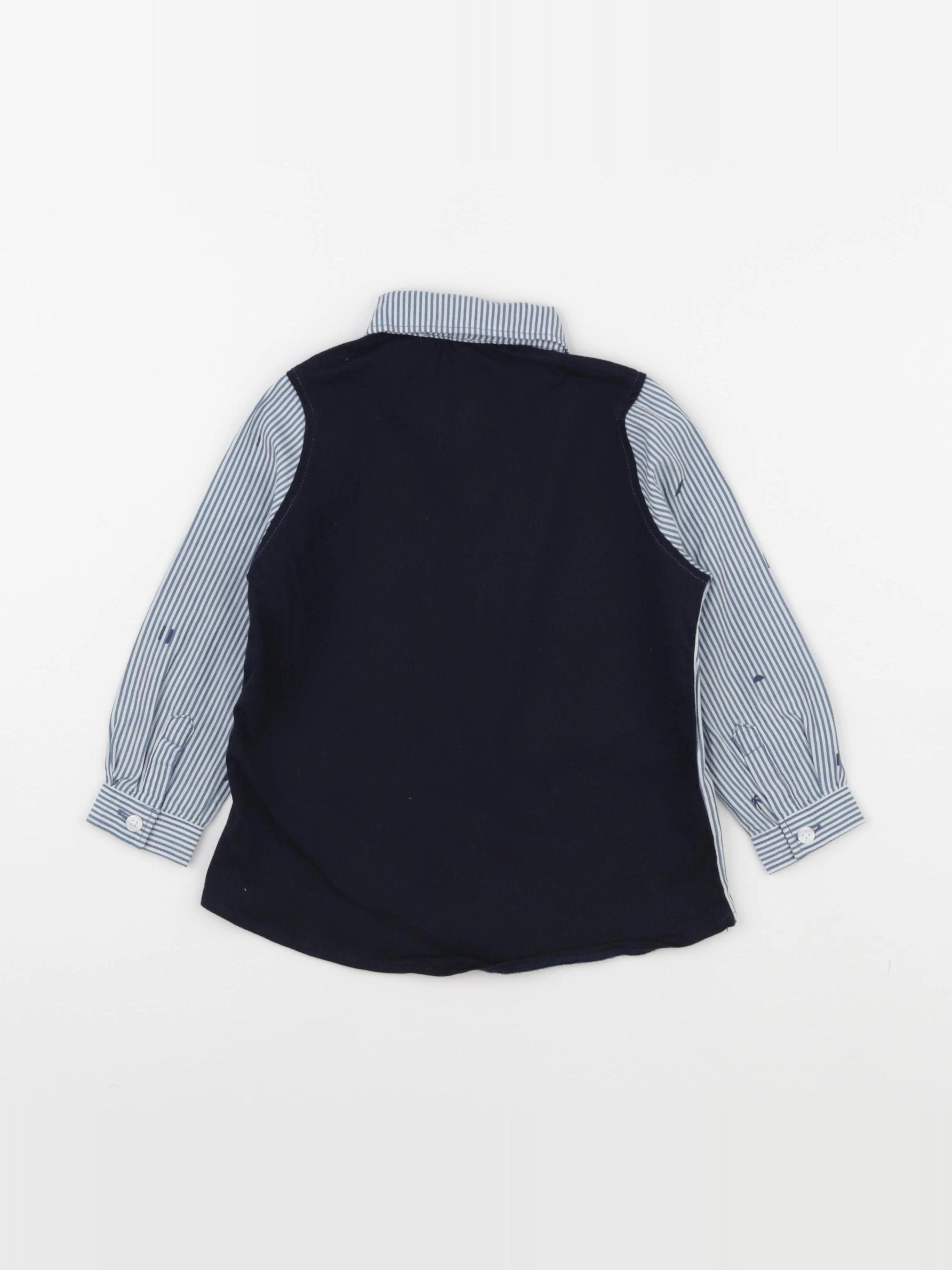 IKKS - chemise bleu - 18 mois