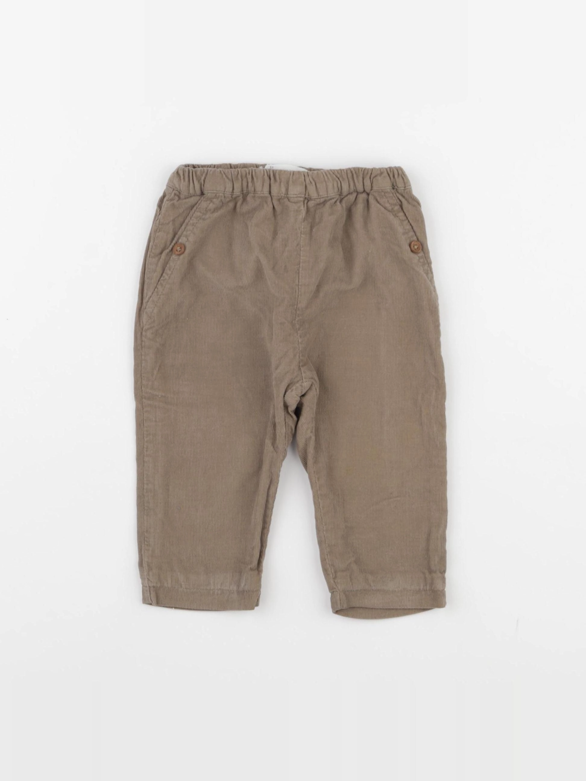 Mango - pantalon marron - 6/9 mois