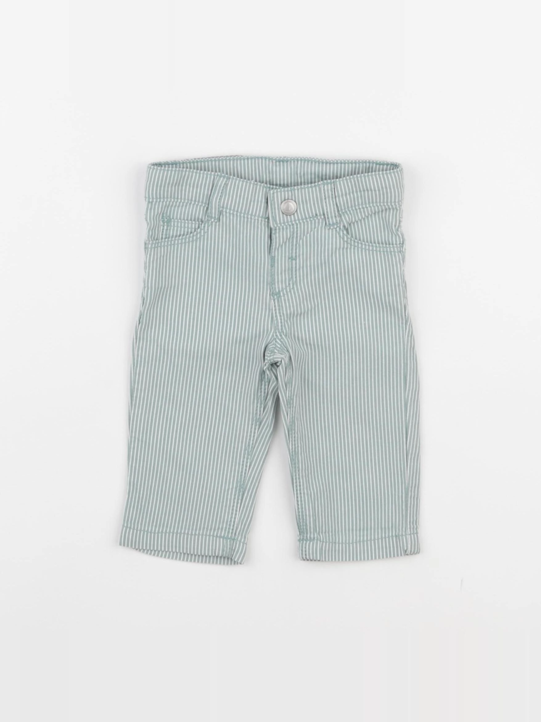 Petit Bateau - short vert - 3 mois