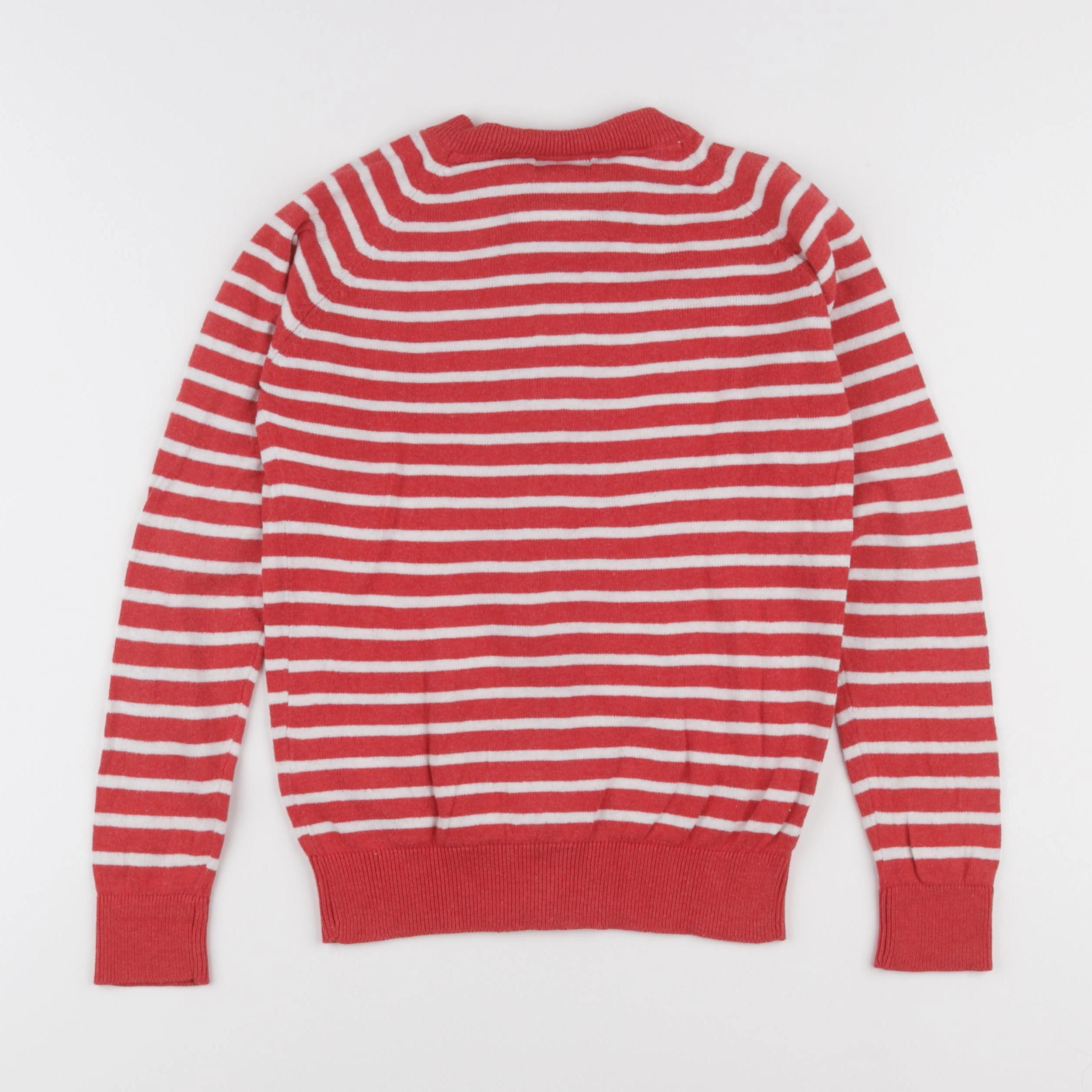 Vertbaudet - gilet rouge - 8 ans