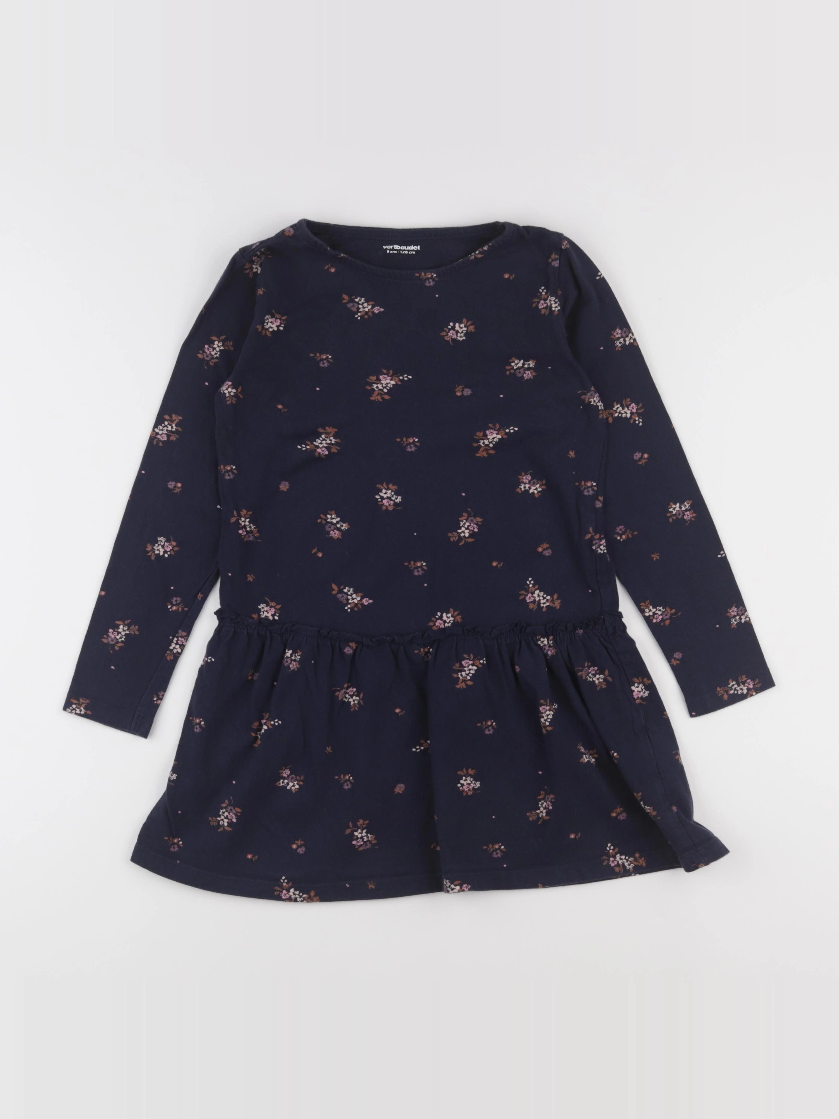 Vertbaudet - robe bleu - 8 ans