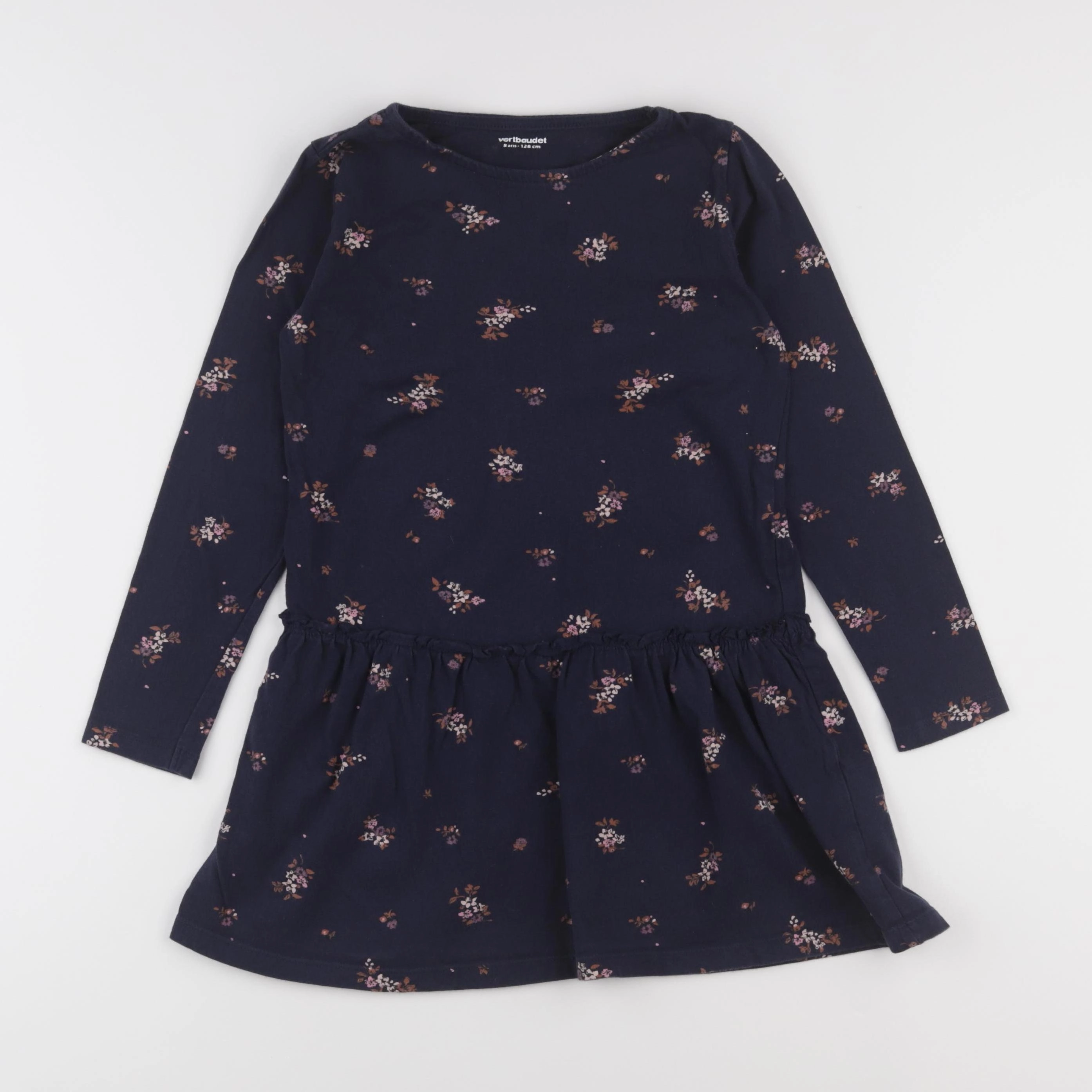 Vertbaudet - robe bleu - 8 ans