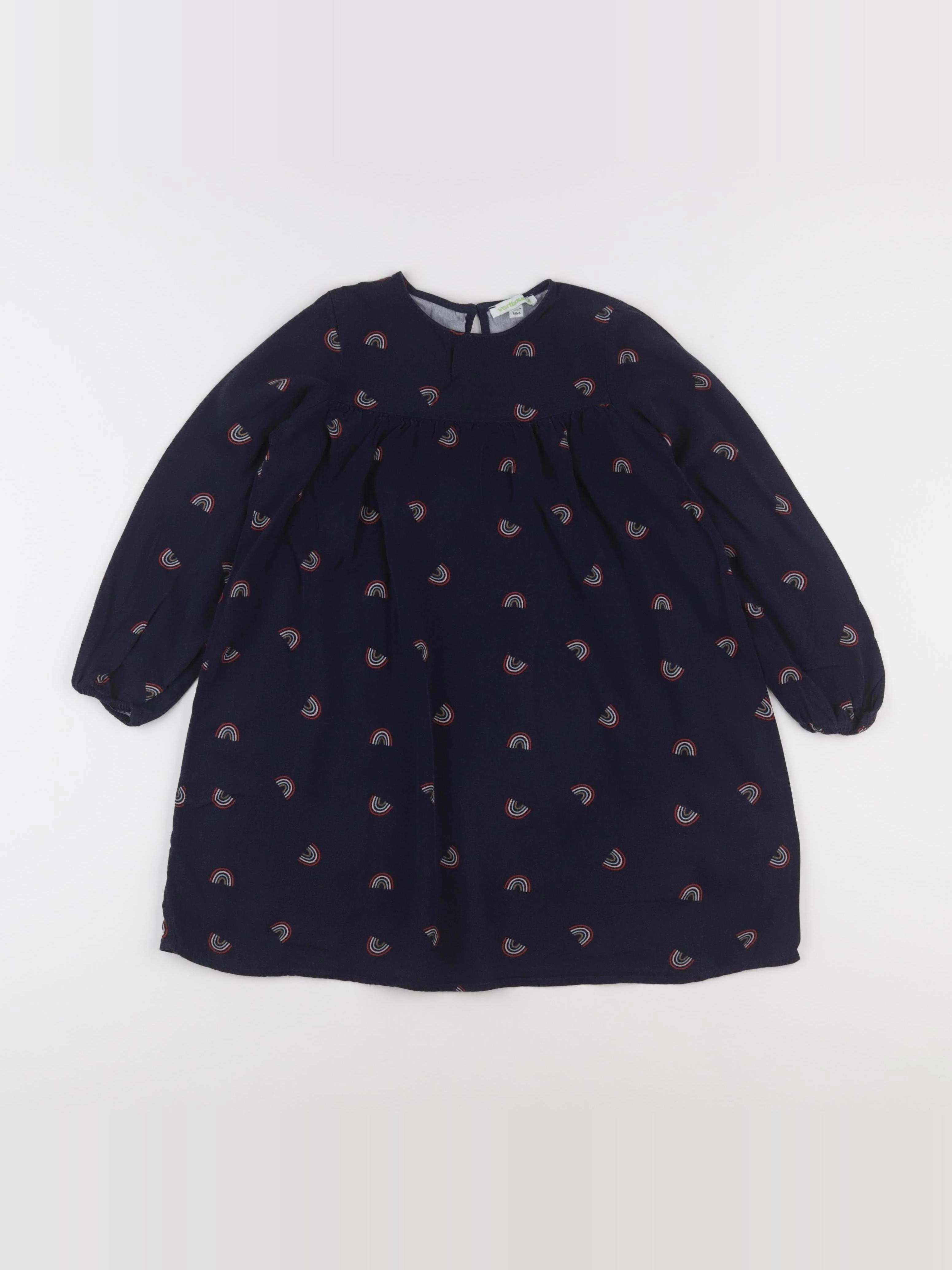 Vertbaudet - robe bleu - 7 ans