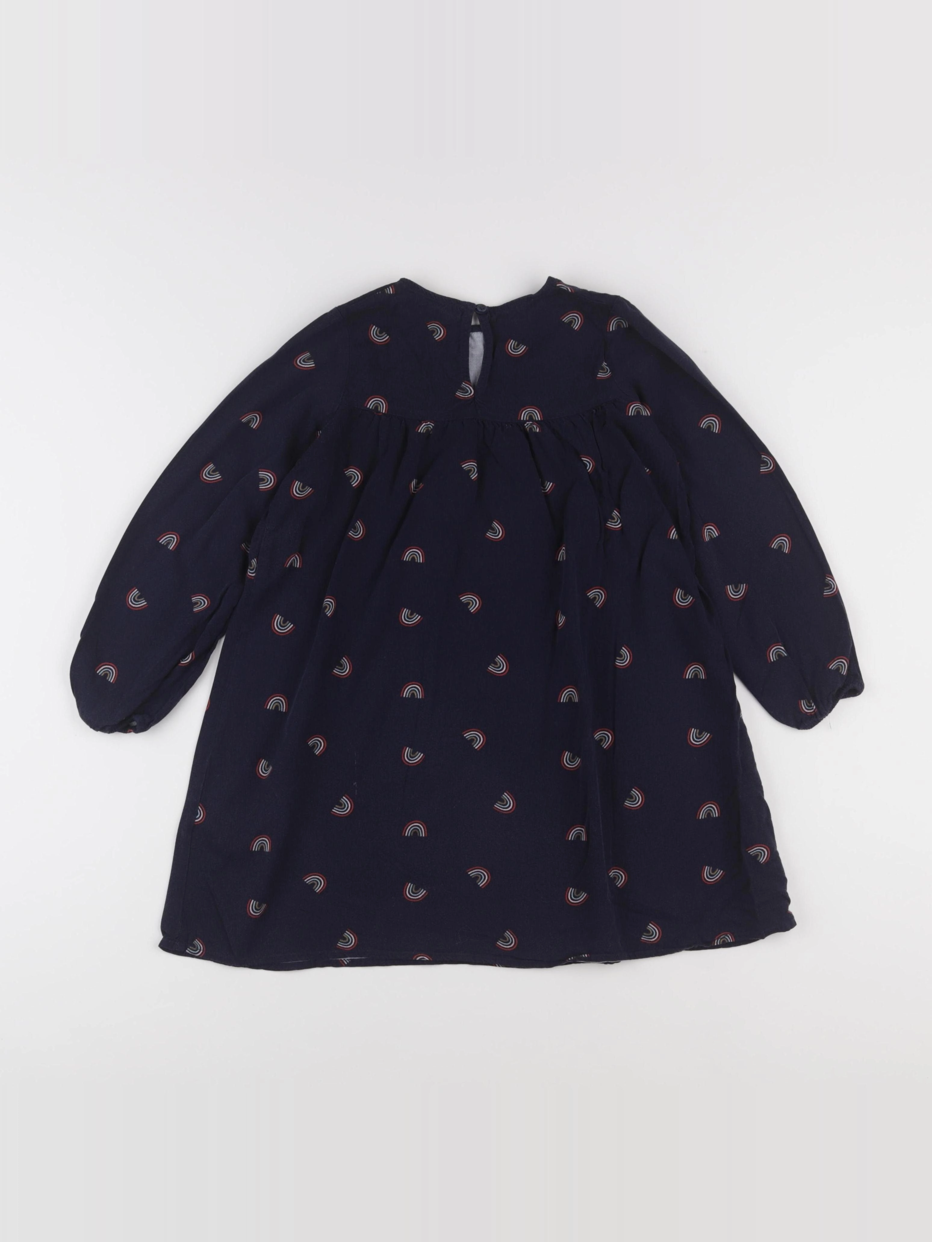 Vertbaudet - robe bleu - 7 ans