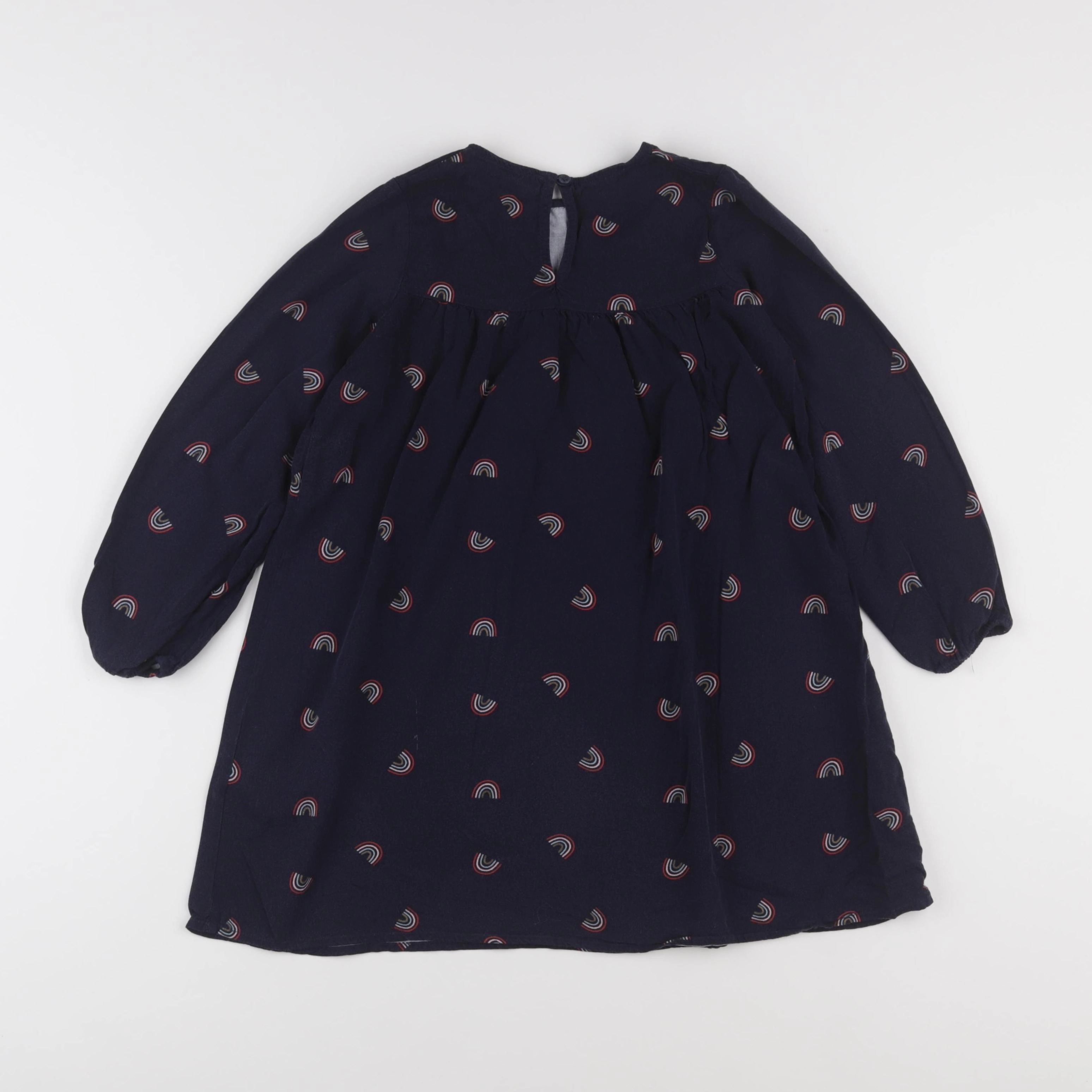 Vertbaudet - robe bleu - 7 ans