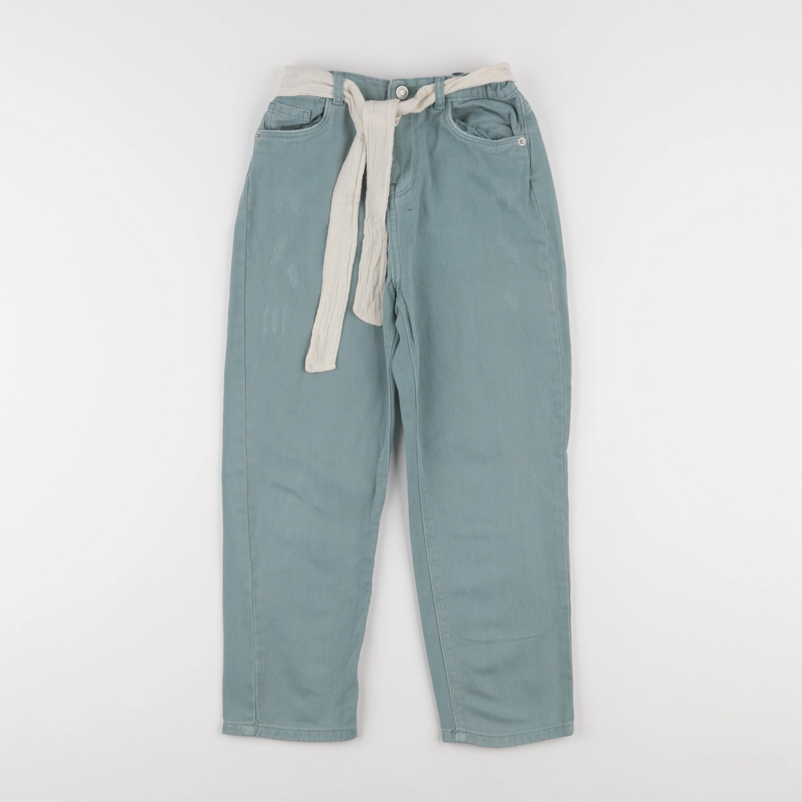 Vertbaudet - jean vert - 8 ans