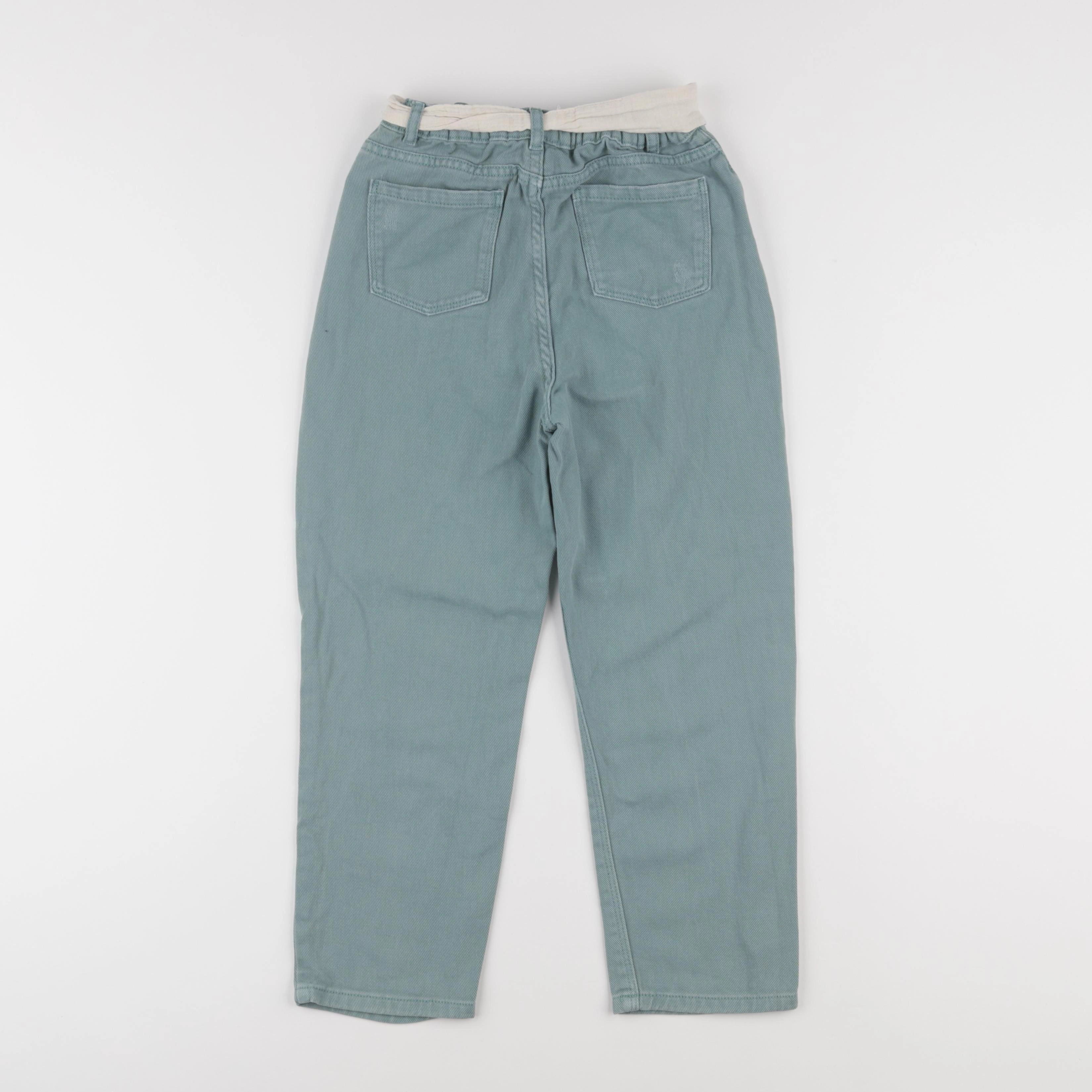 Vertbaudet - jean vert - 8 ans