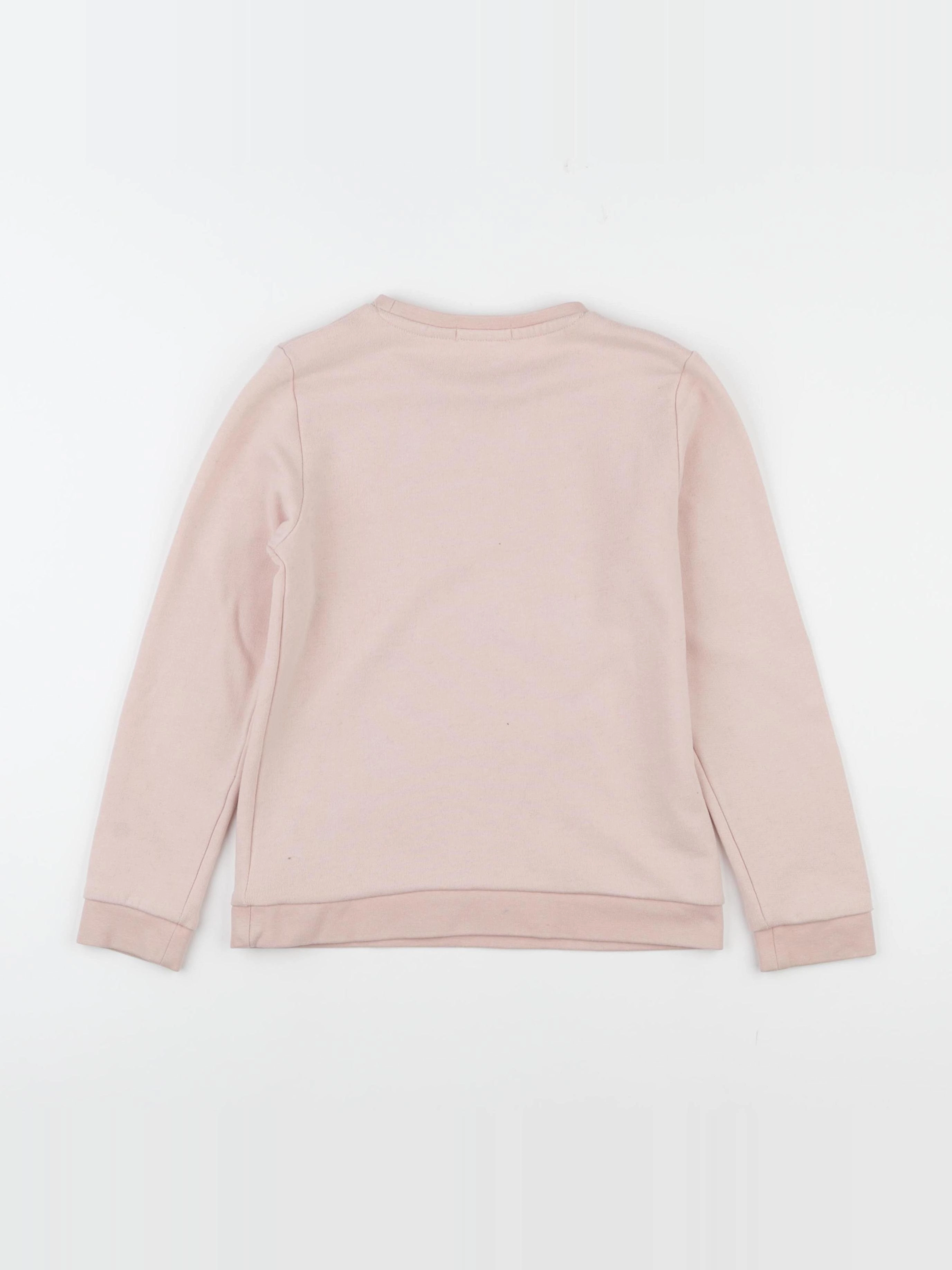 Vertbaudet - sweat rose - 8 ans