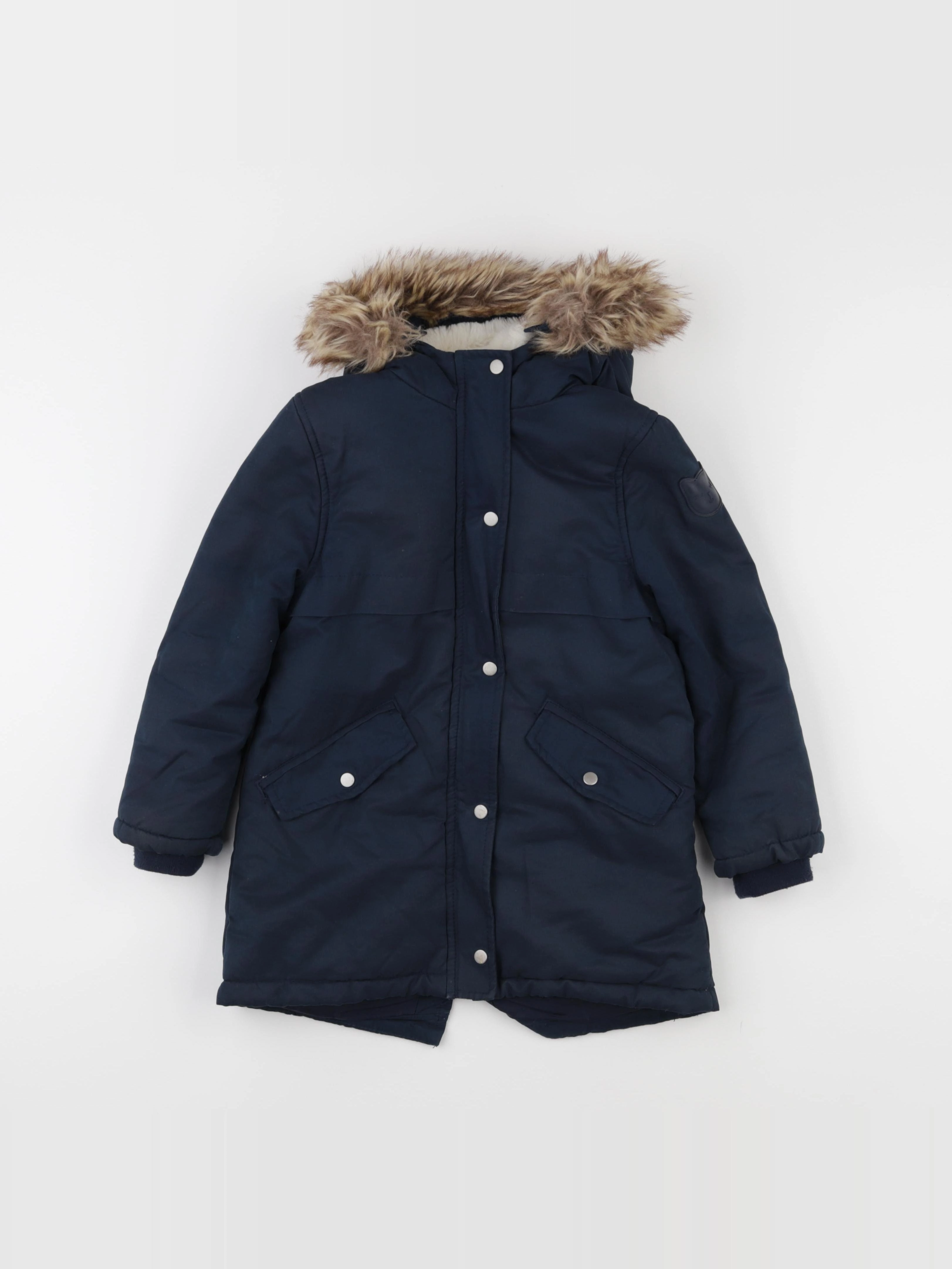Vertbaudet - parka bleu - 6 ans