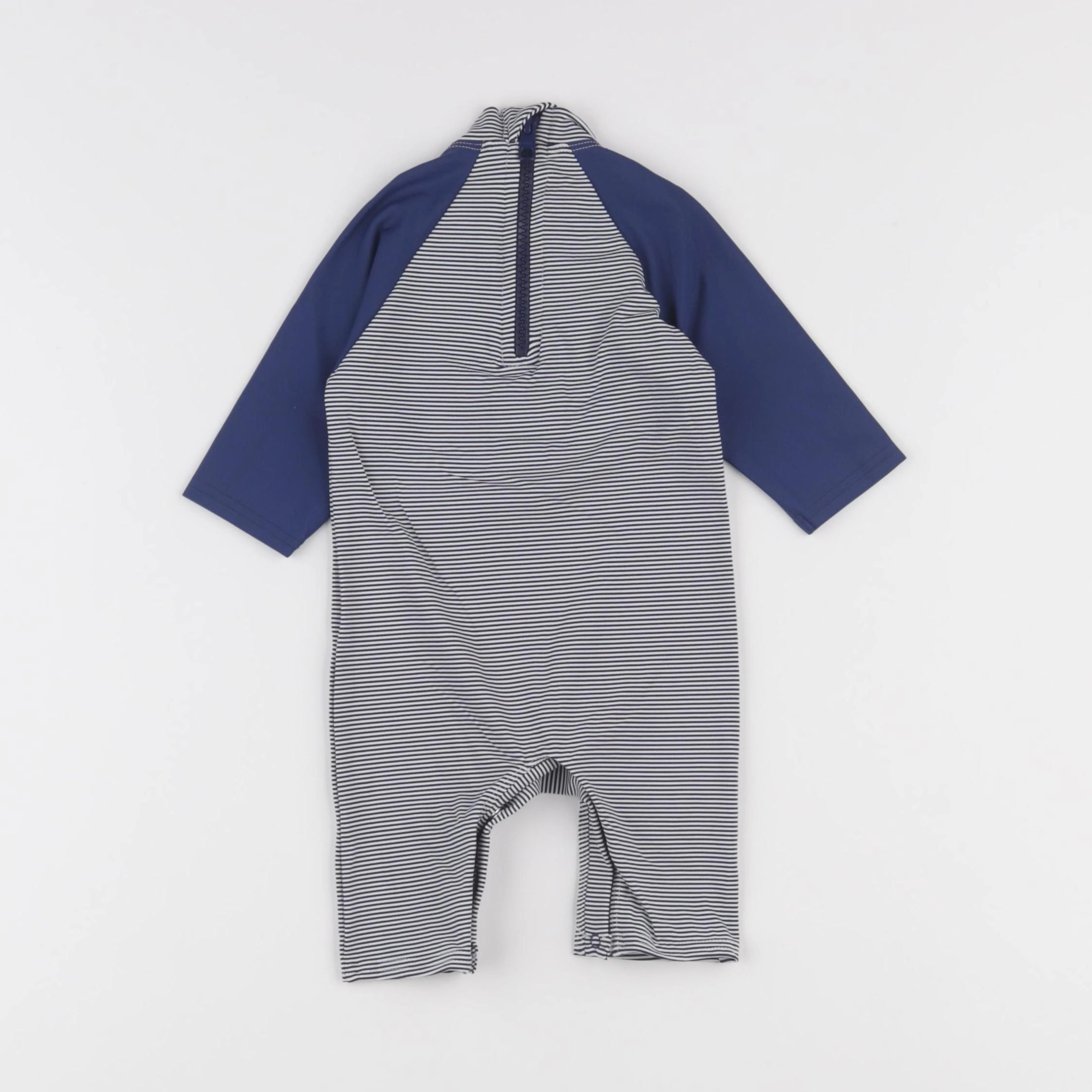 Petit Bateau - combi de bain bleu - 6 mois