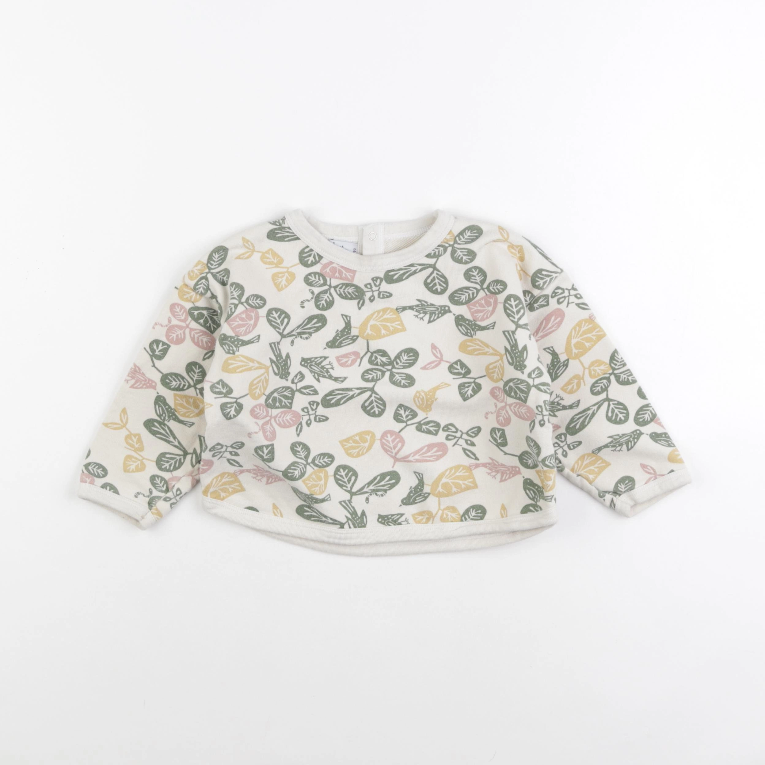 Petit Bateau - sweat multicolore - 24 mois