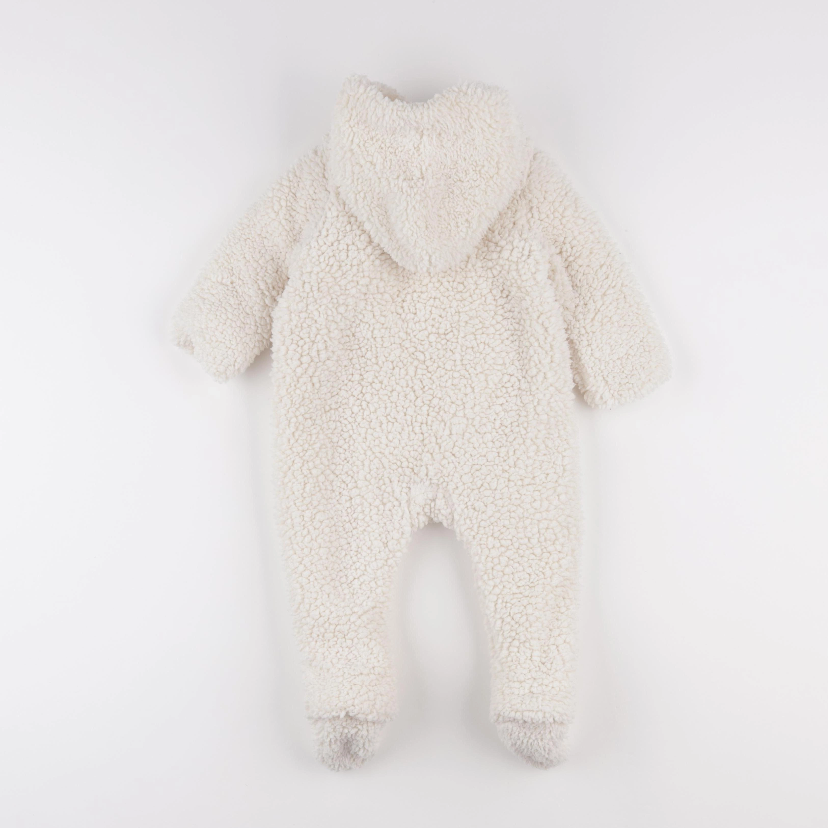Zara - combi-pilote blanc - 6/9 mois