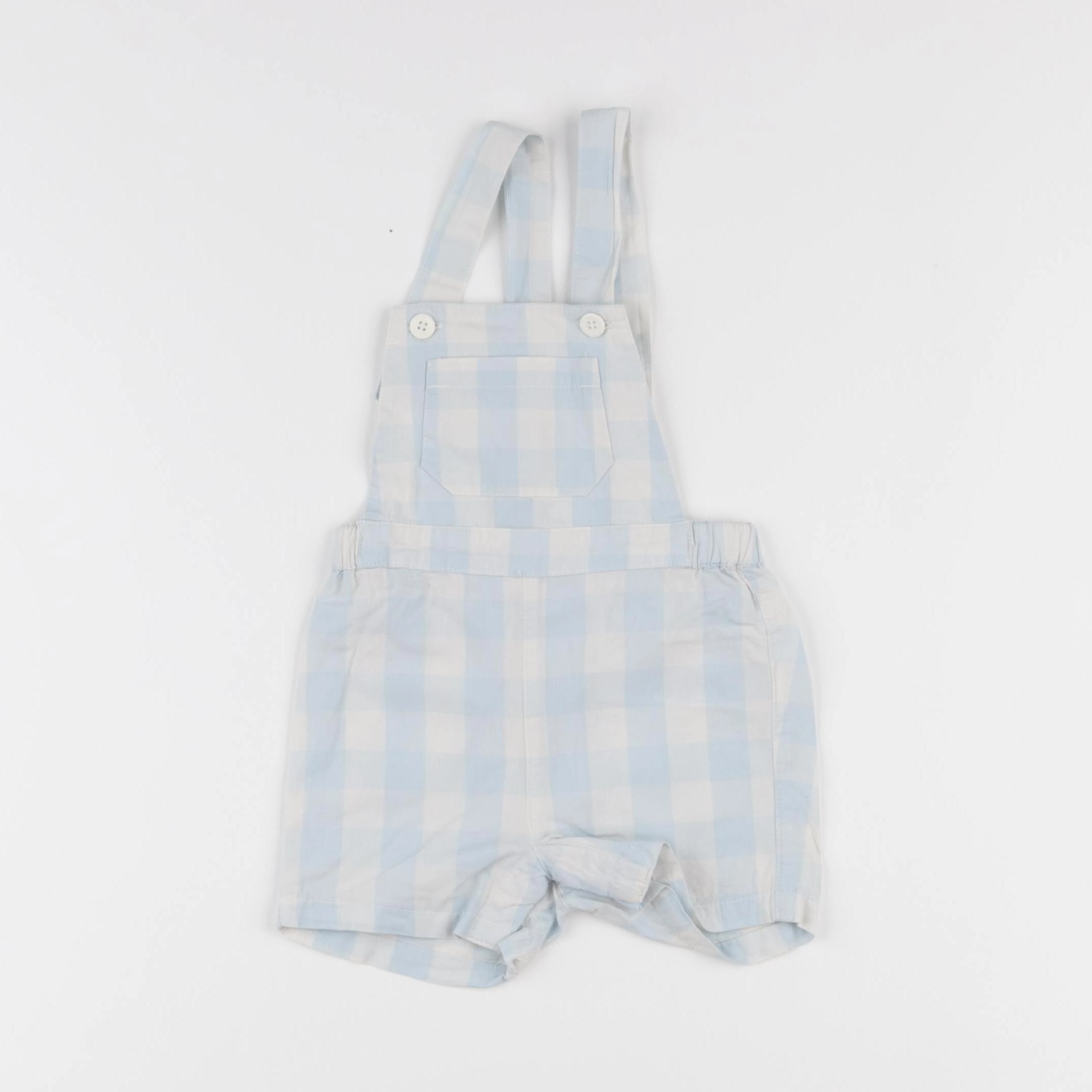 Petit Bateau - salopette bleu - 6 mois