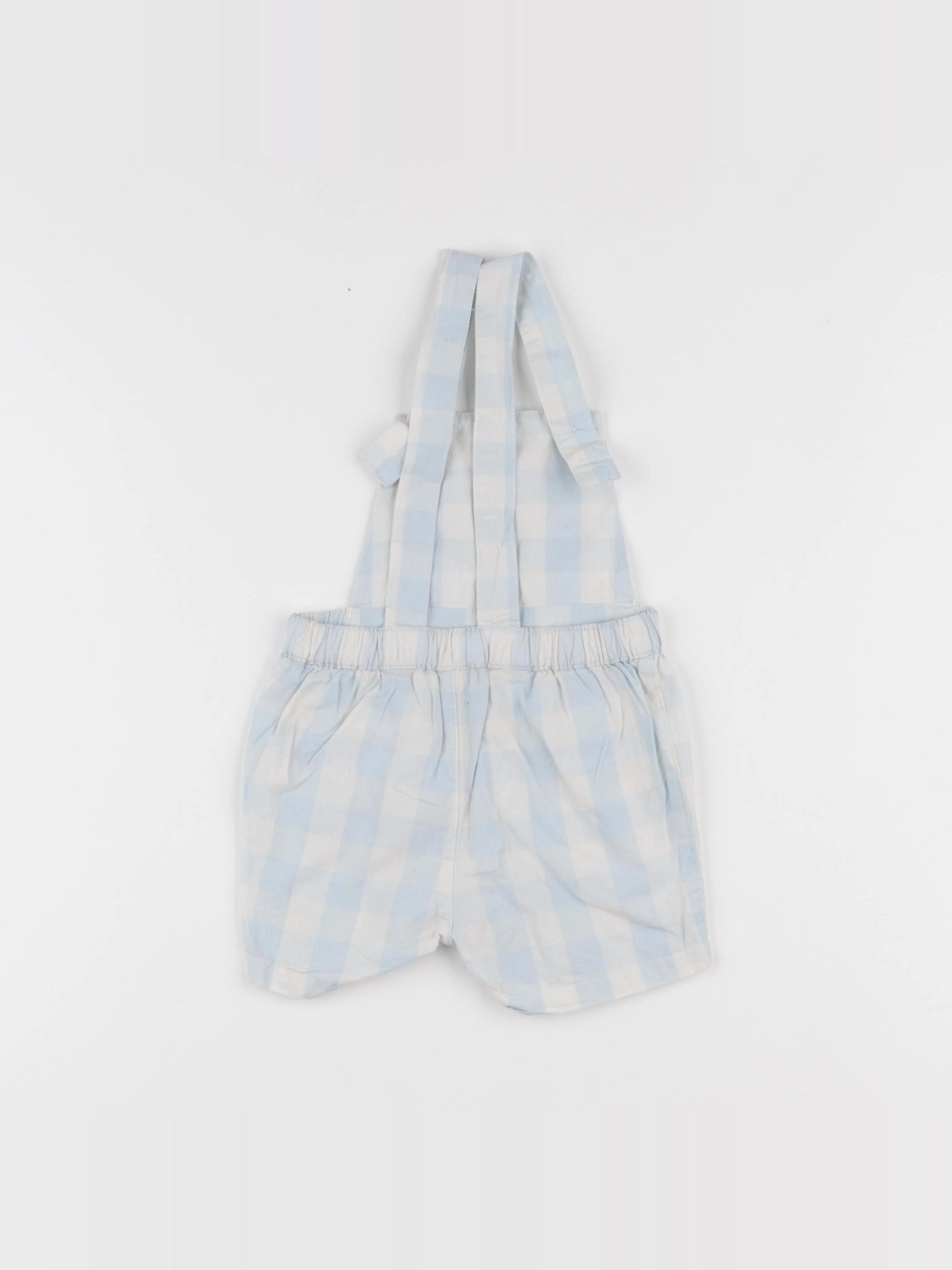 Petit Bateau - salopette bleu - 6 mois