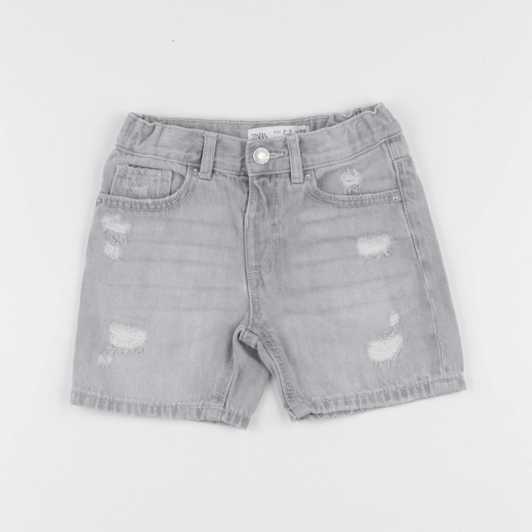 Zara - short gris - 2/3 ans