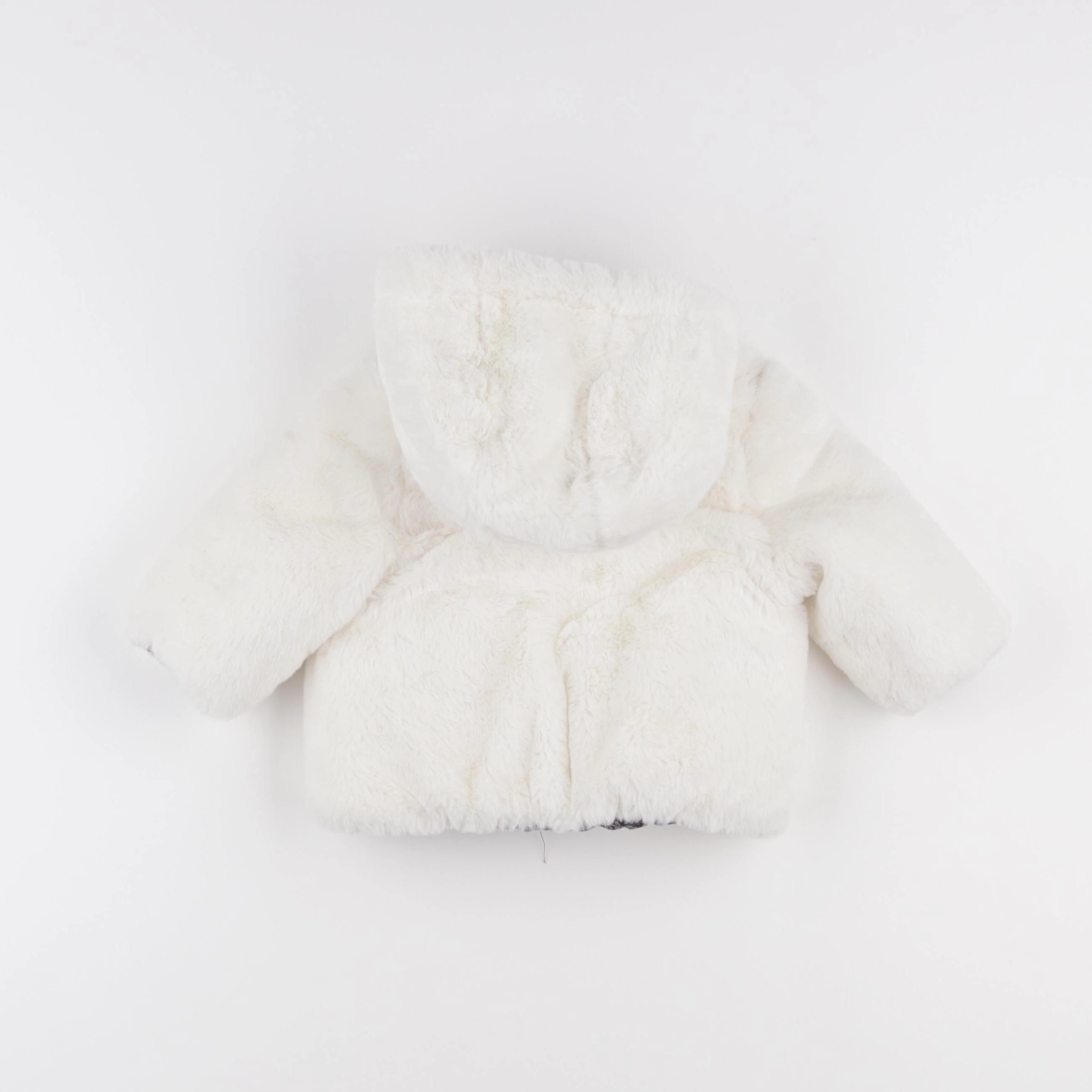 IKKS - doudoune réversible blanc, rose - 6/9 mois