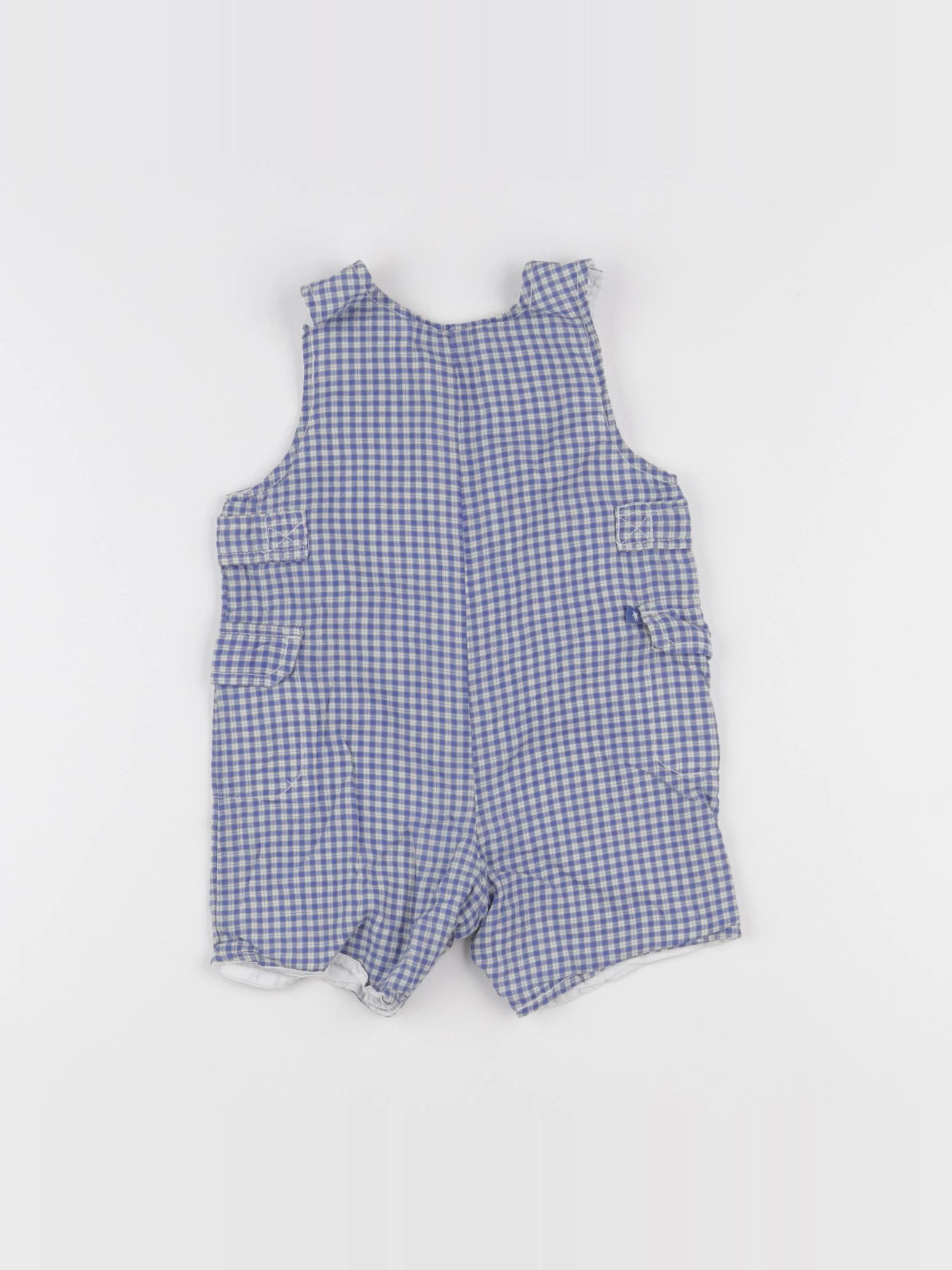 Natalys - salopette bleu - 6 mois