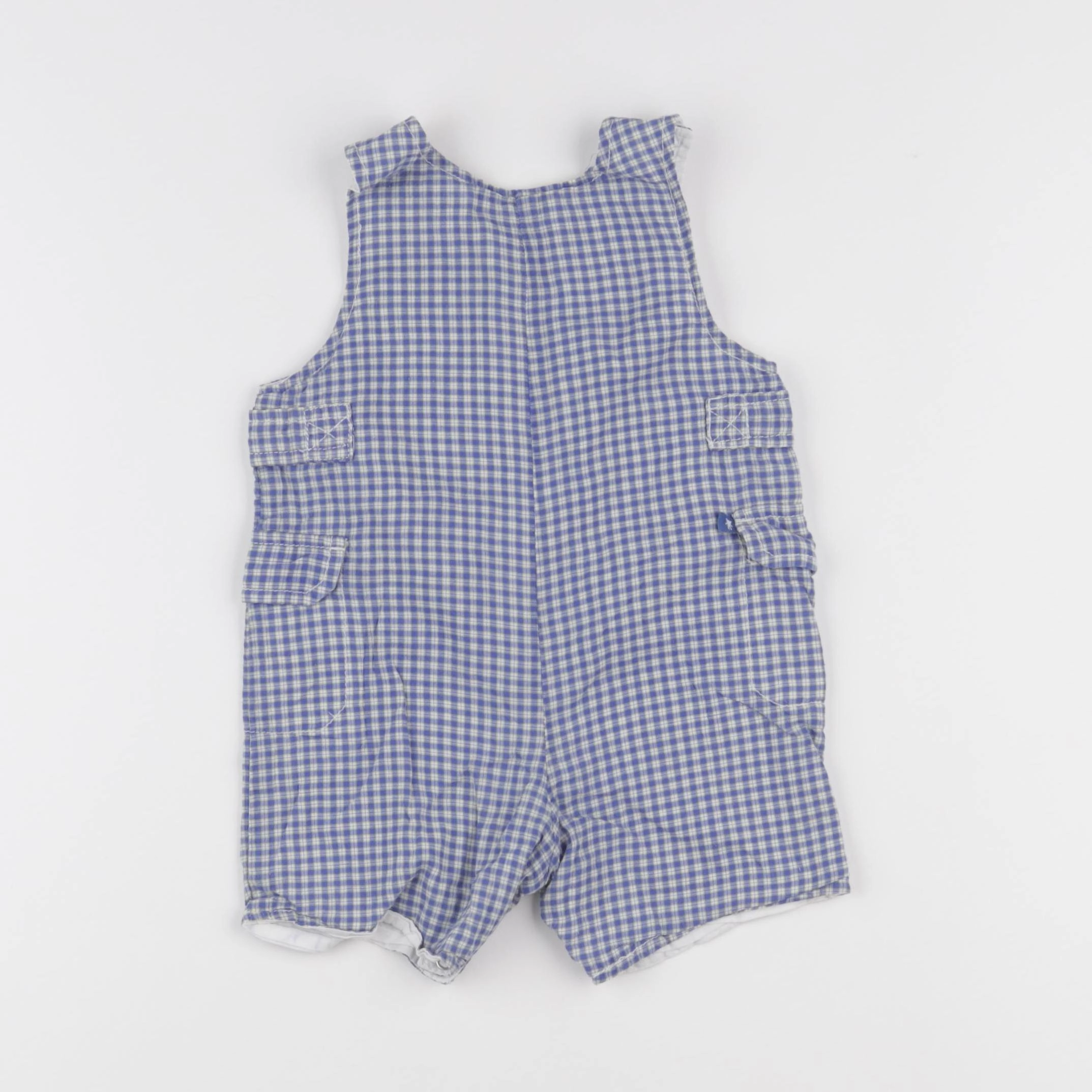 Natalys - salopette bleu - 6 mois