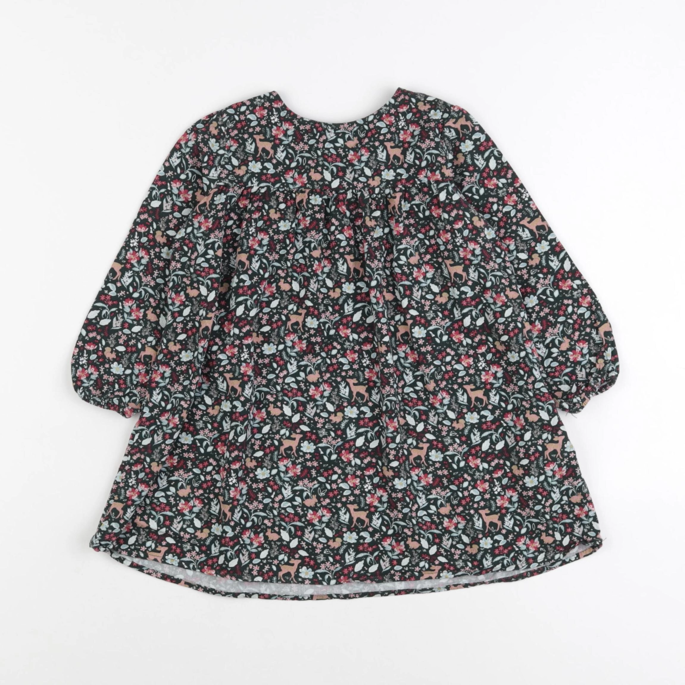 Vertbaudet - robe vert - 3 ans
