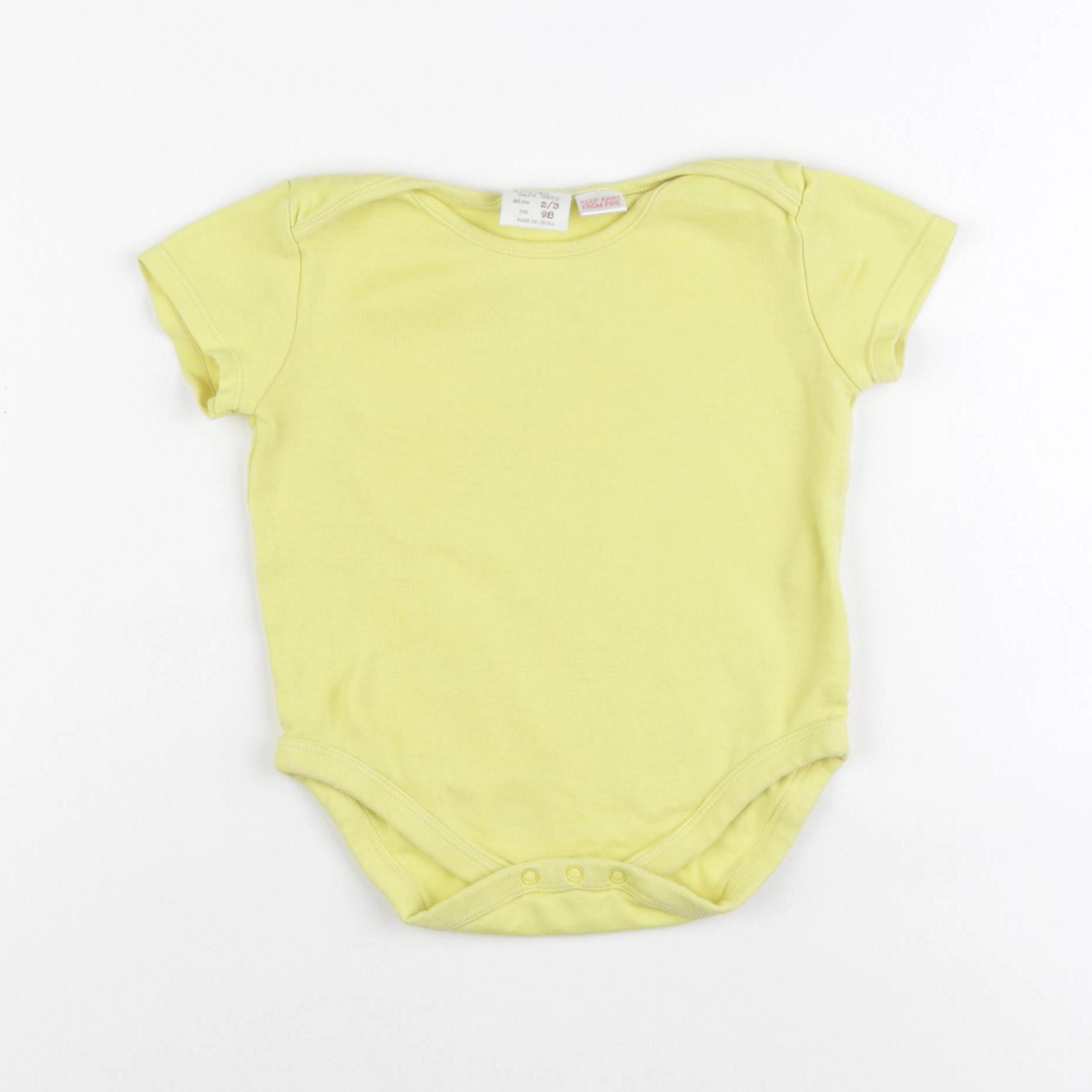 Zara - body jaune - 2/3 ans