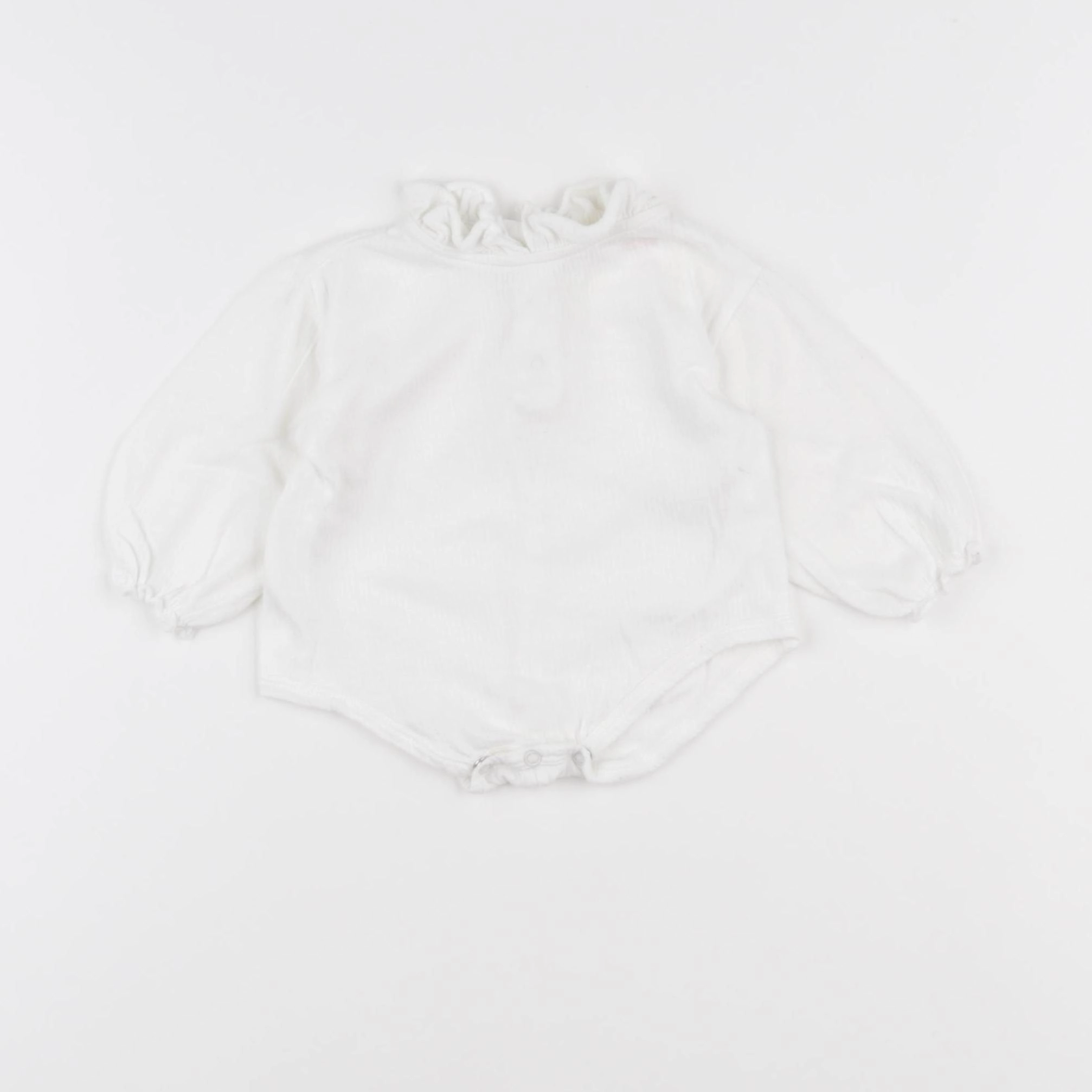 Zara - body à col blanc - 3/6 mois