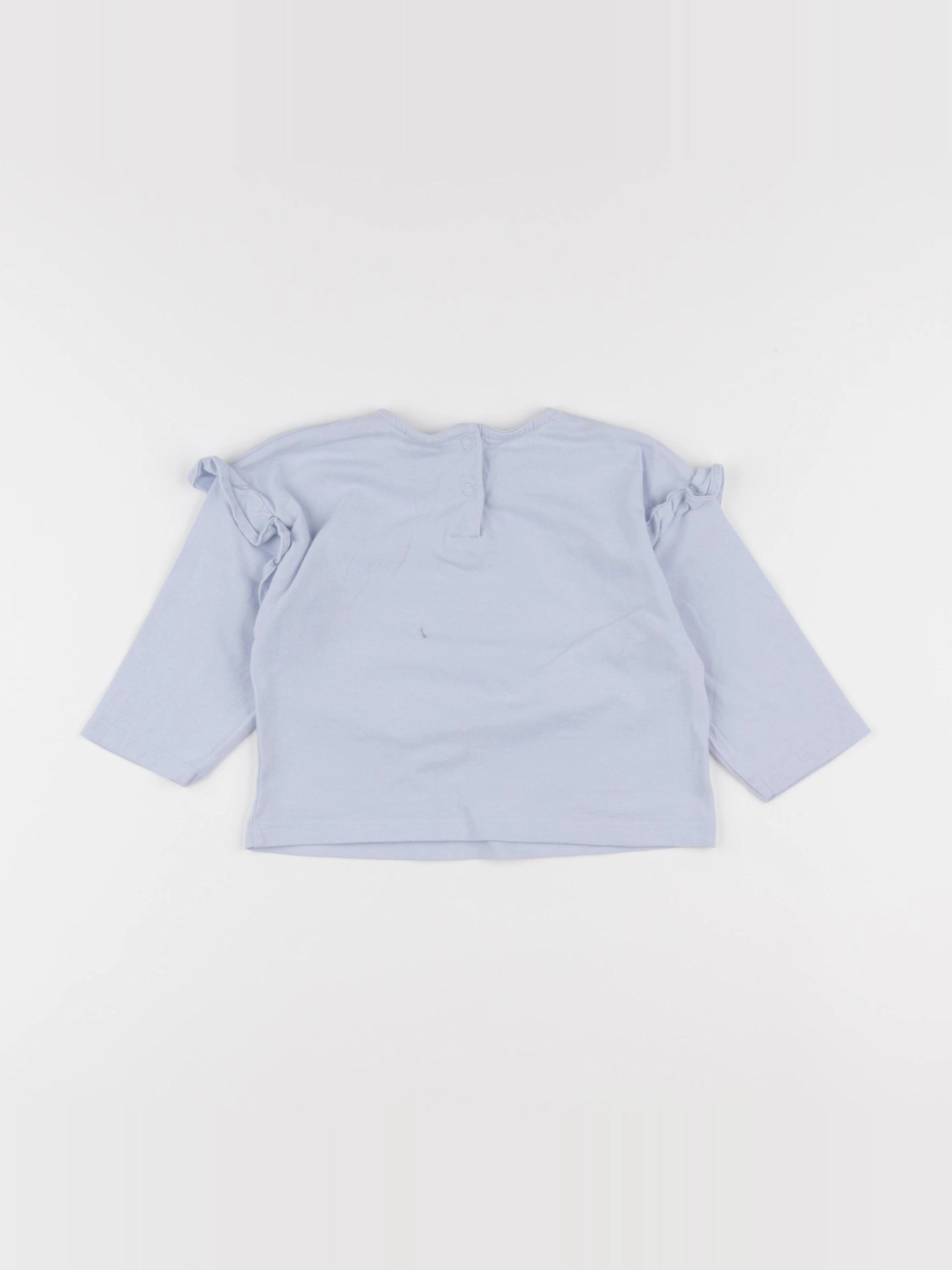 Tape à l'oeil - tee-shirt bleu - 12 mois