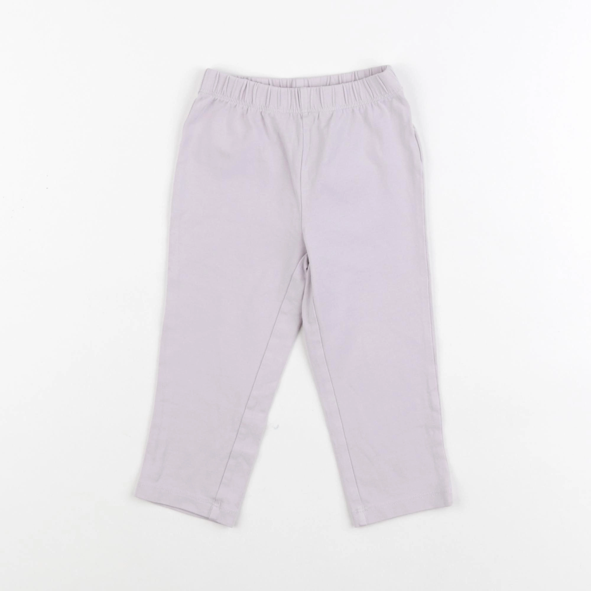 Vertbaudet - legging violet - 3/4 ans