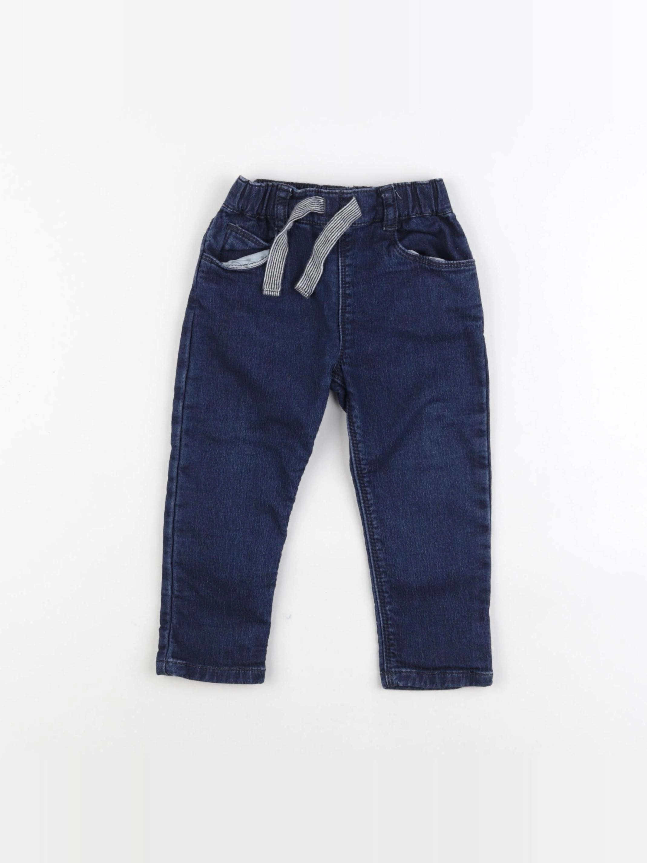 Petit Bateau - jean bleu - 18 mois