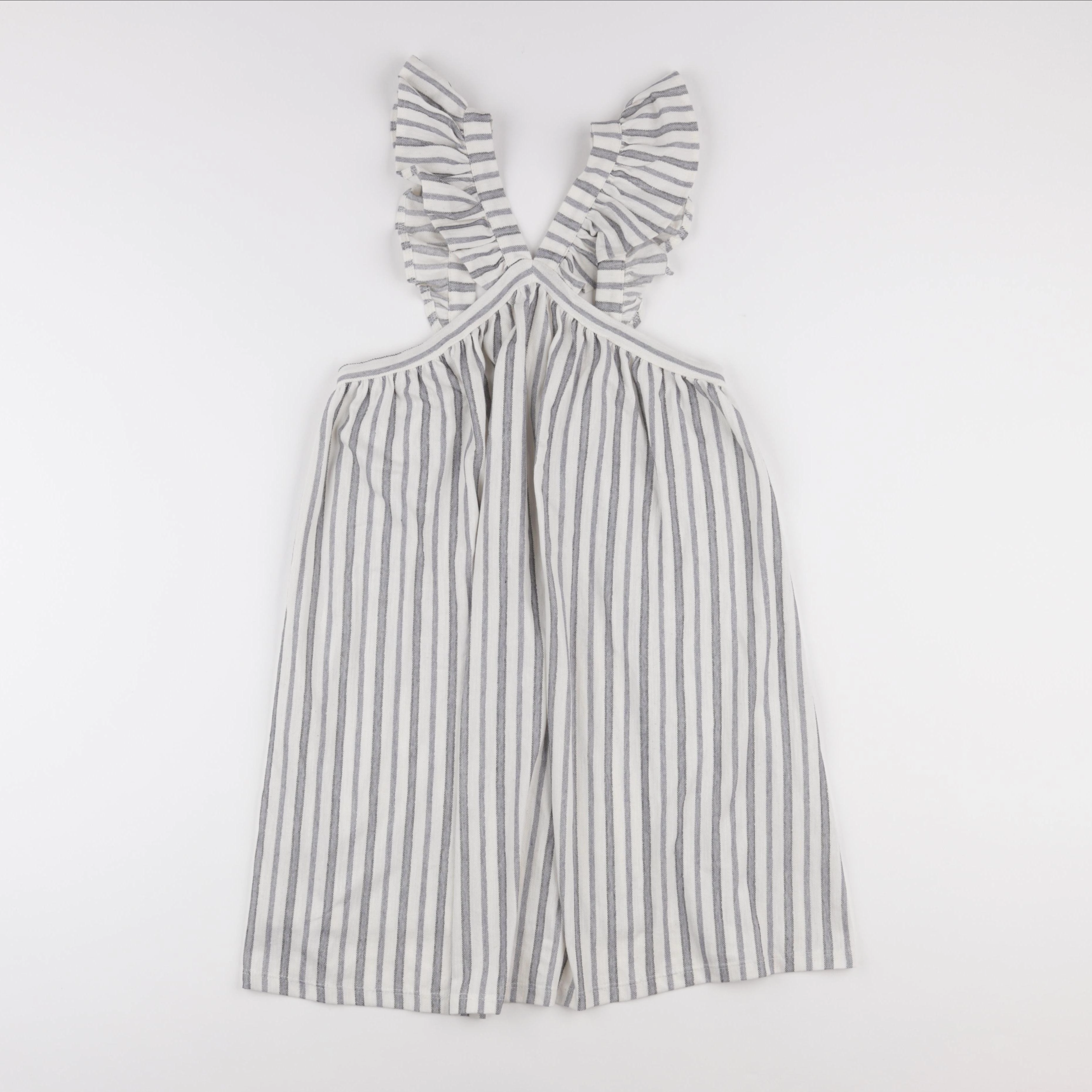 Mango - robe beige, bleu - 11/12 ans
