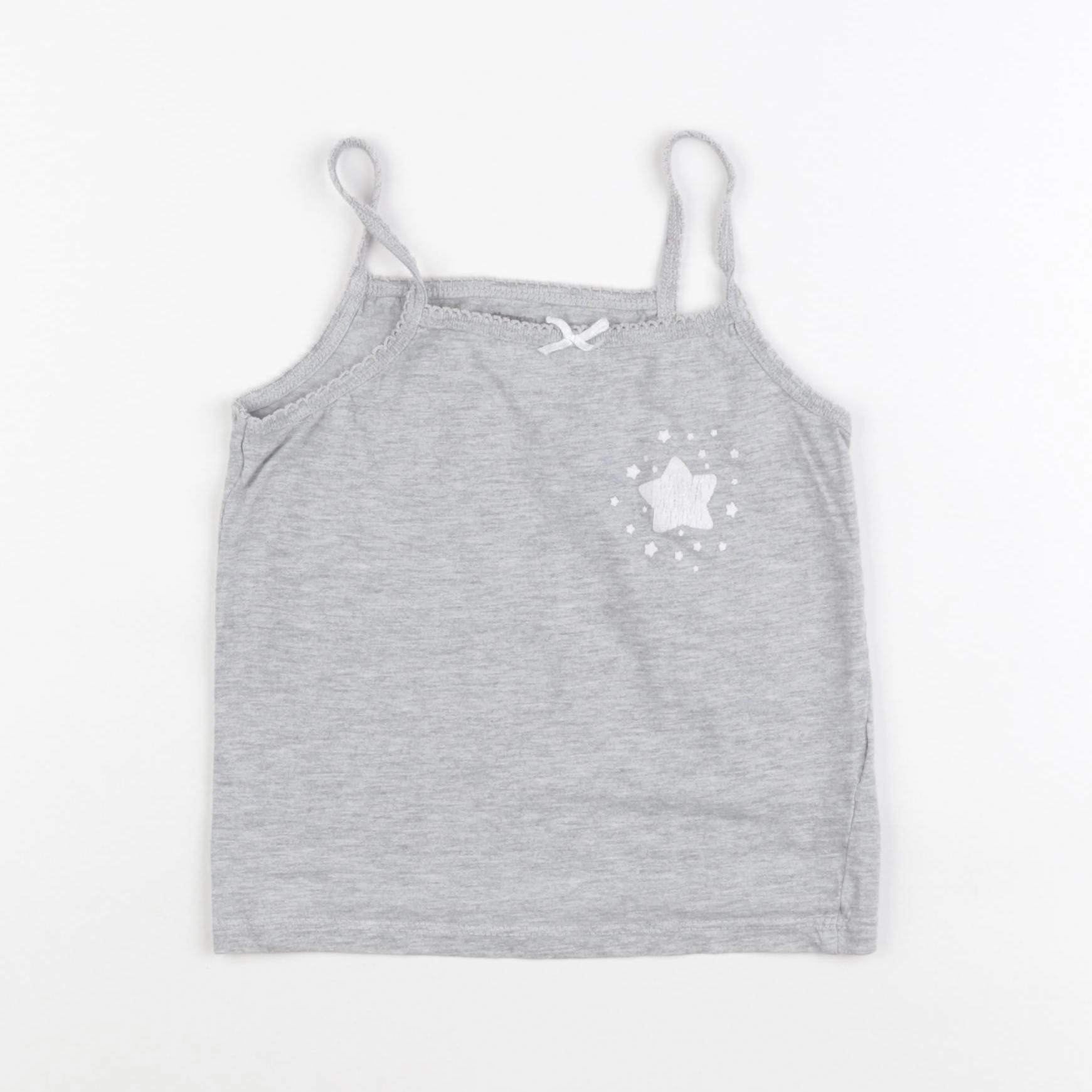Vertbaudet - maillot de corps gris - 6 ans