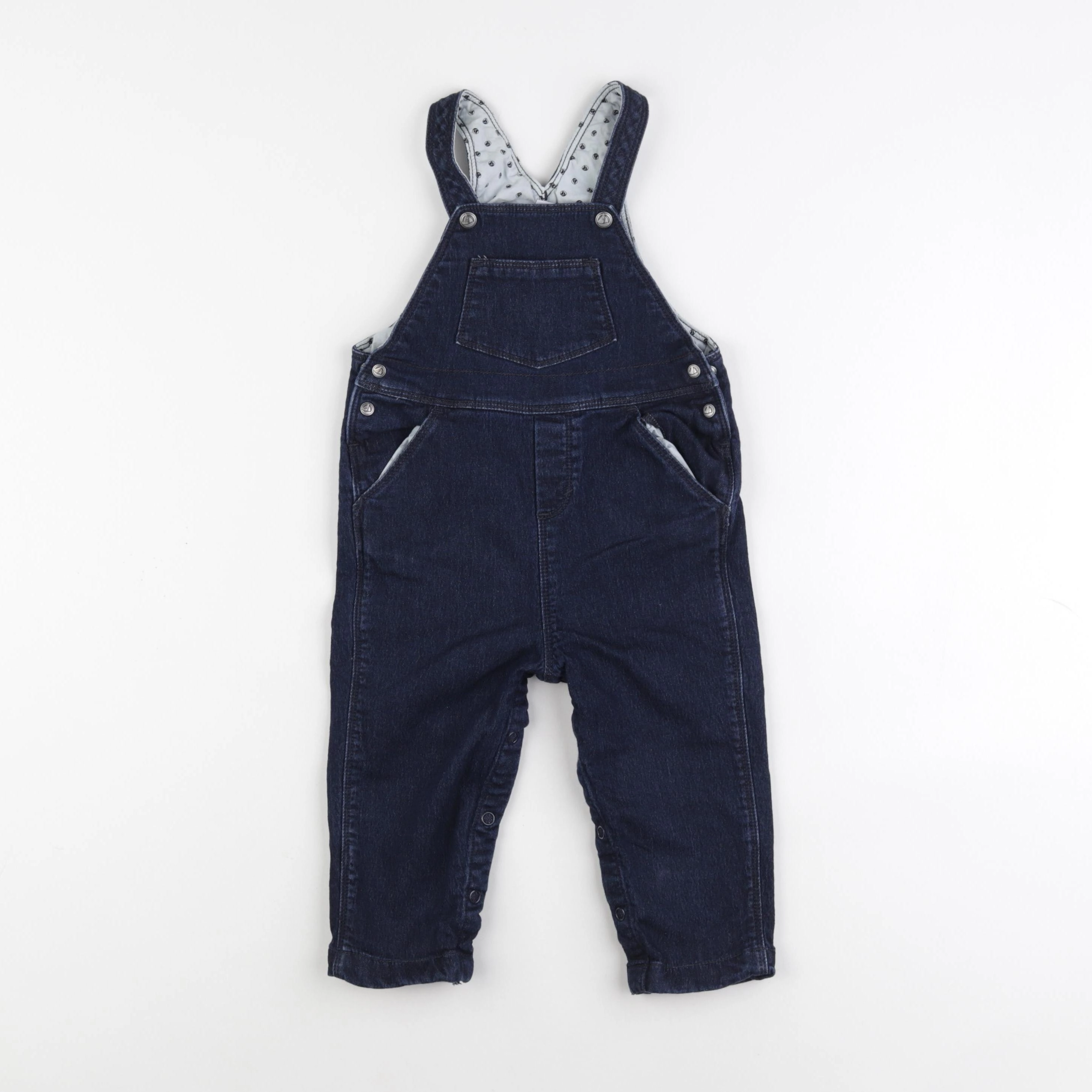 Petit Bateau - salopette bleu - 18 mois