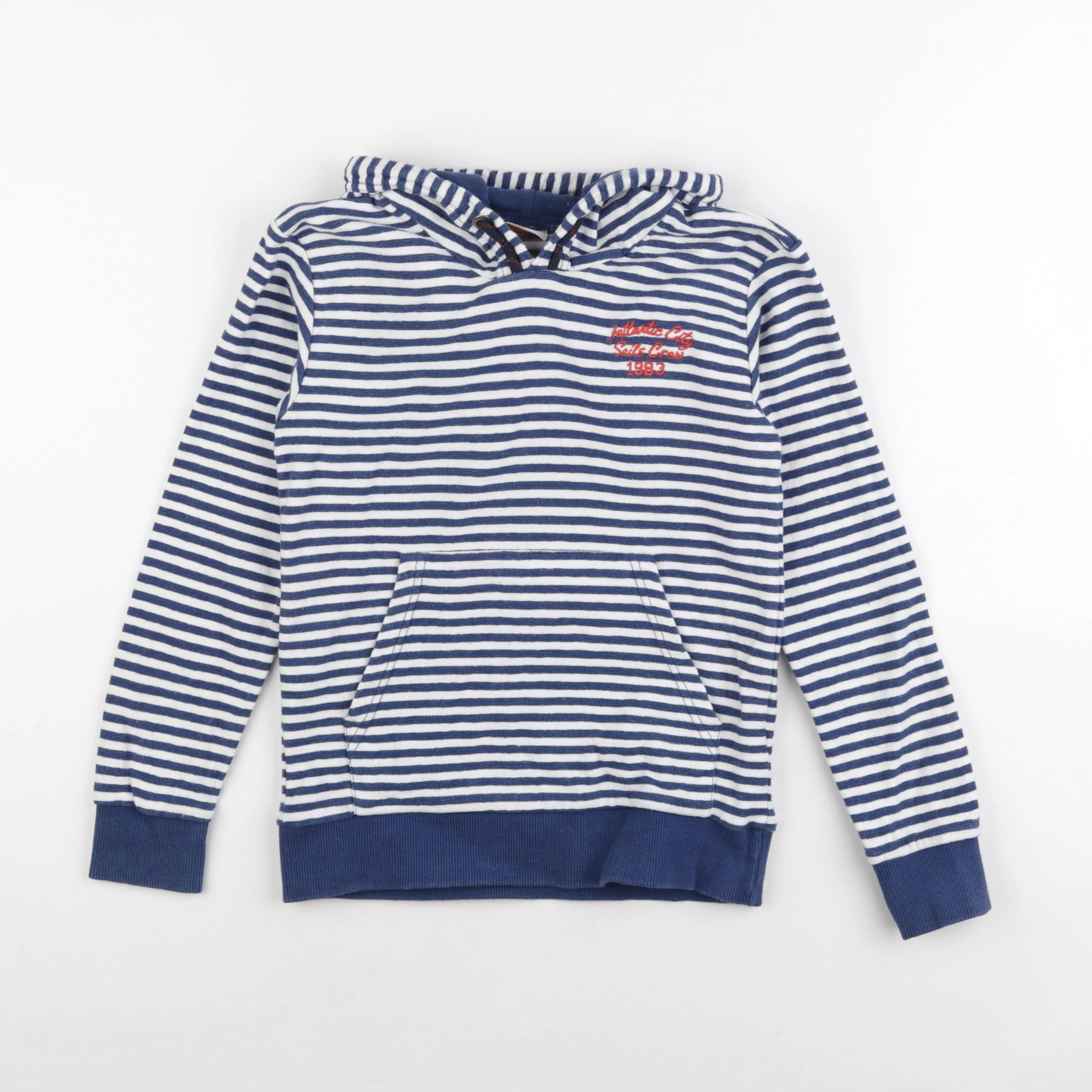 Tape à l'oeil - sweat bleu, blanc - 10 ans