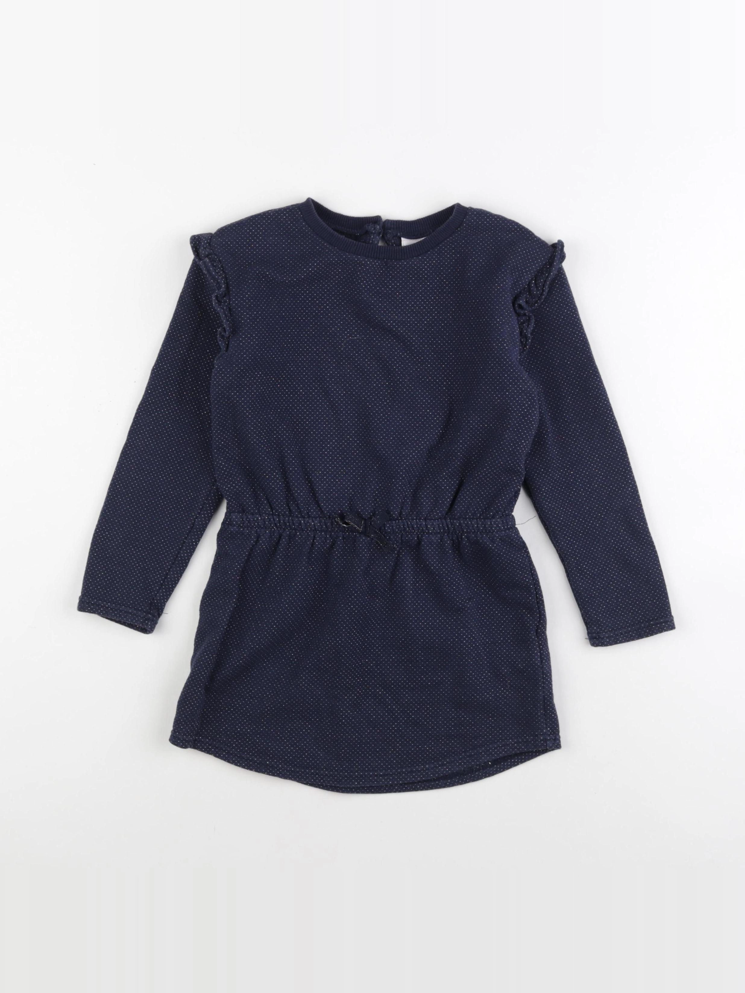 Tape à l'oeil - robe bleu, argent - 5 ans