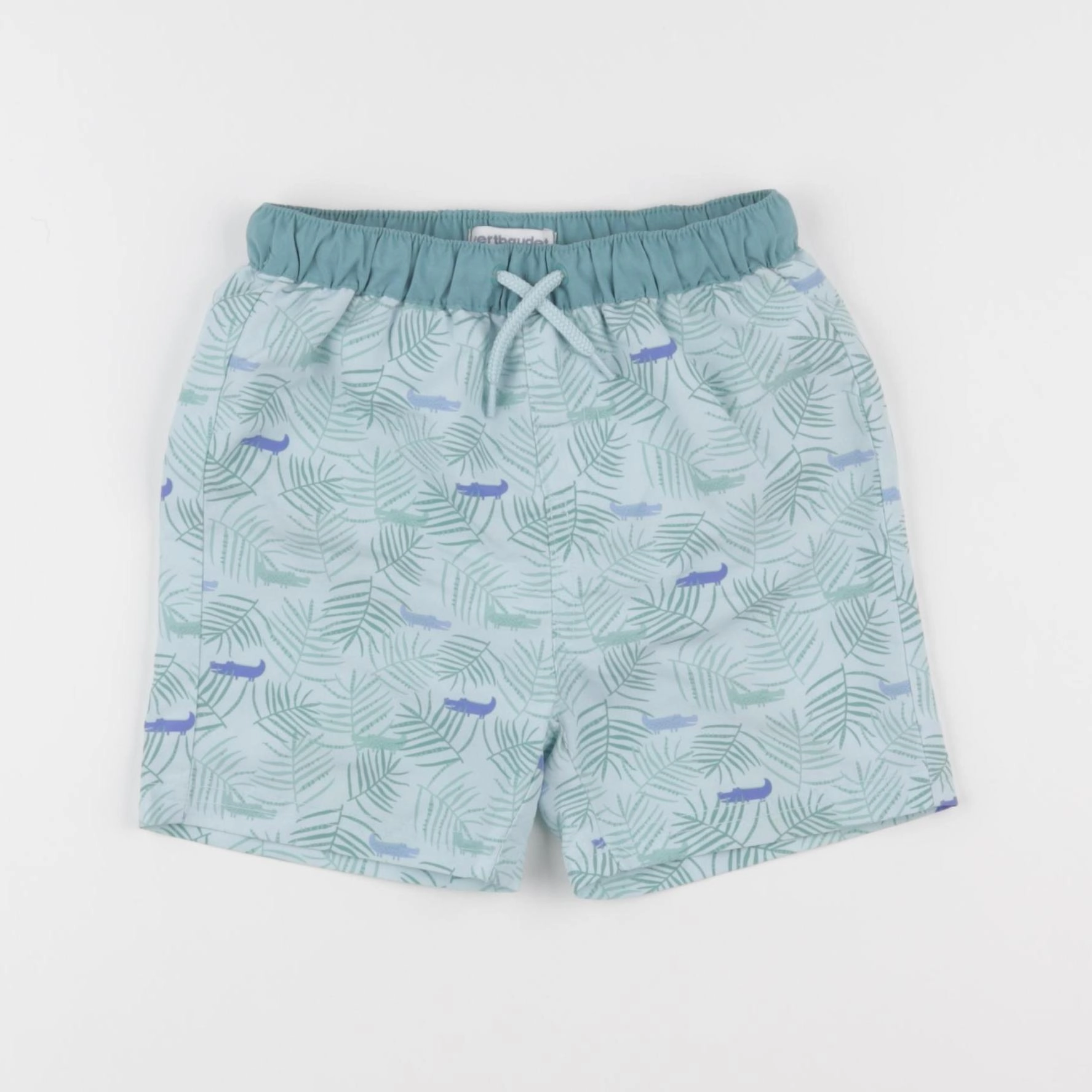 Vertbaudet - maillot de bain vert - 2 ans