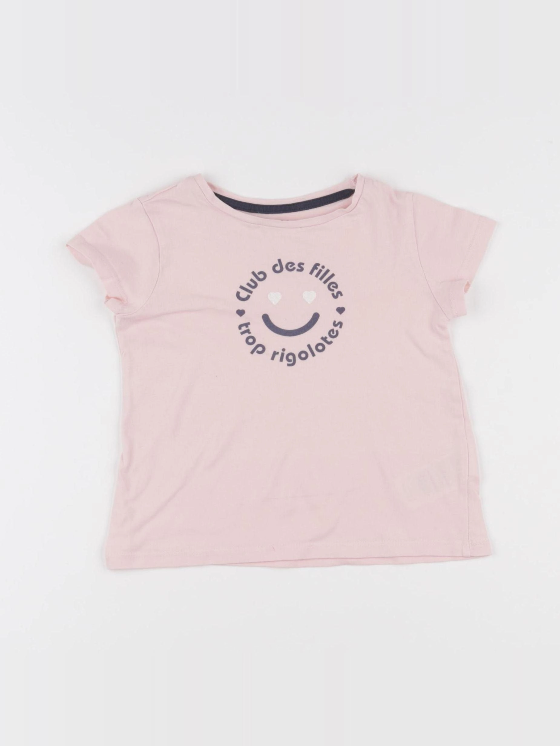 Vertbaudet - tee-shirt rose - 3 ans