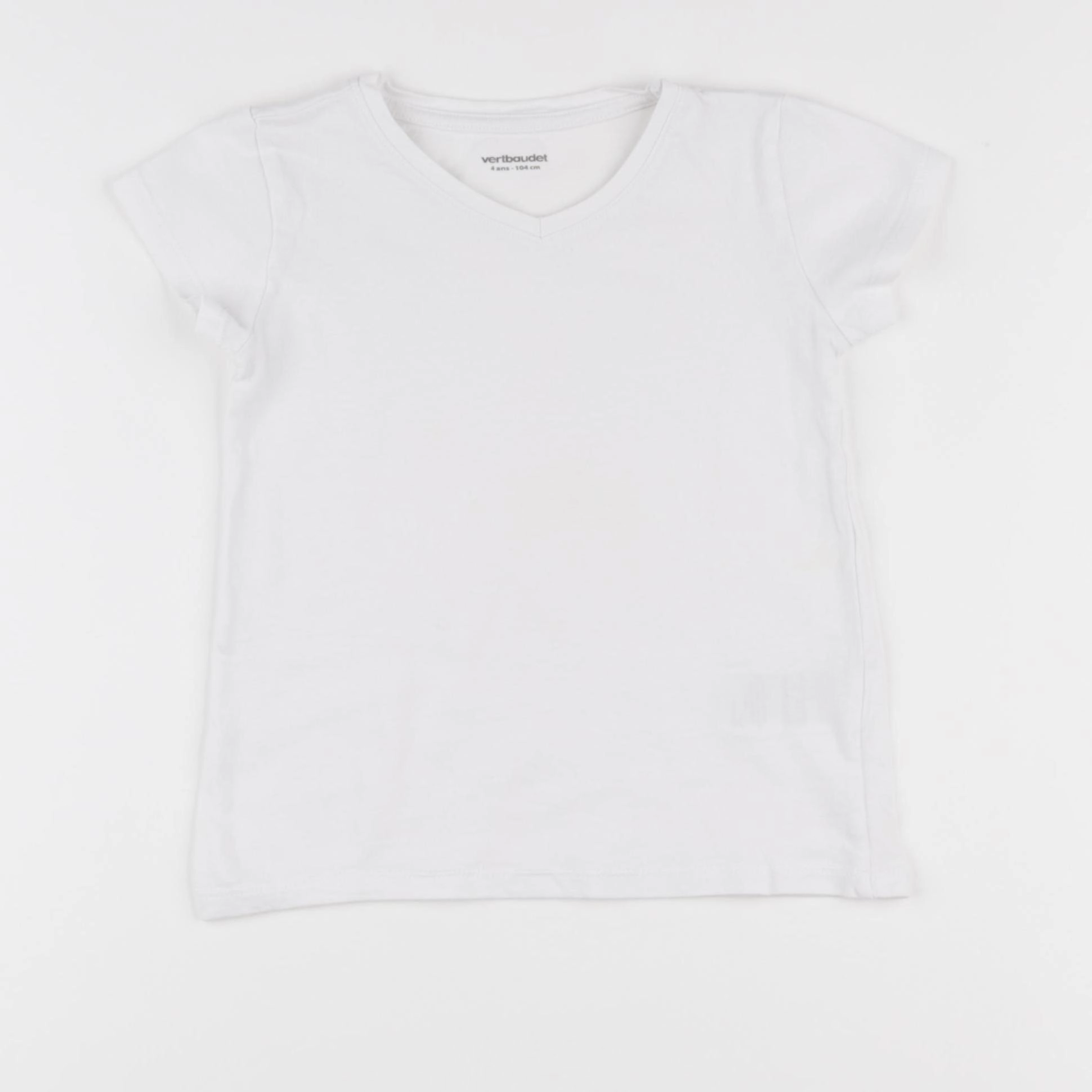 Vertbaudet - maillot de corps blanc - 4 ans