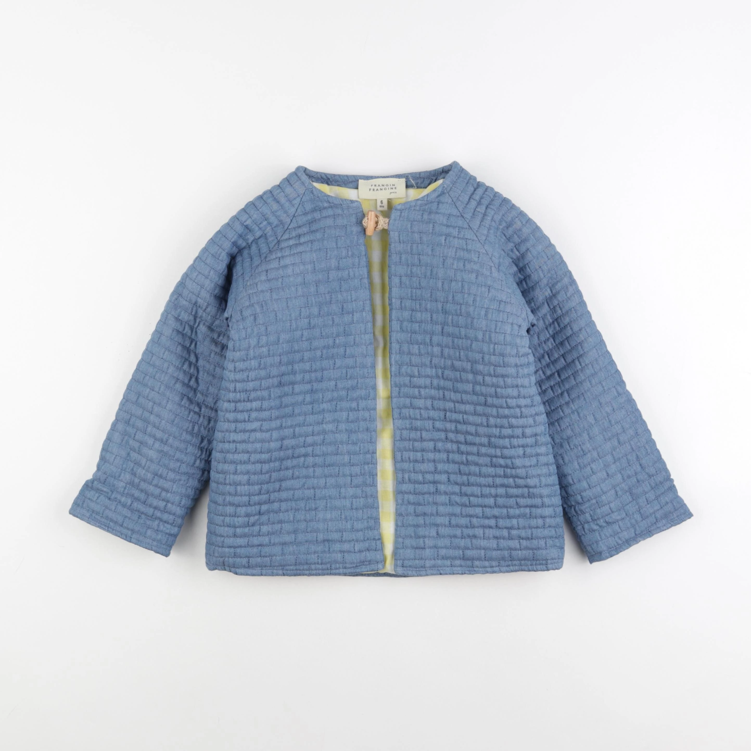 Frangin Frangine - veste bleu - 6 ans