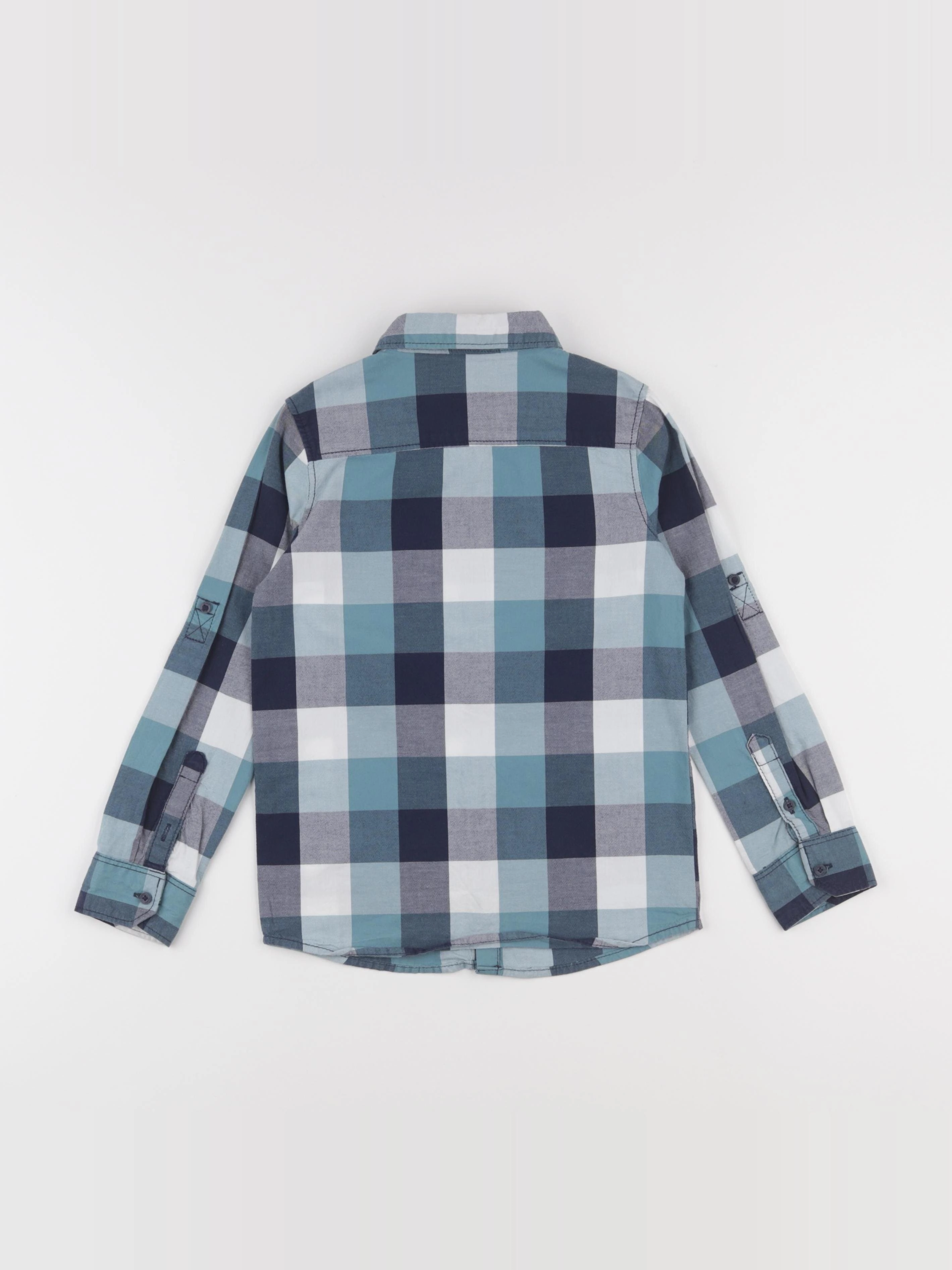 Okaidi - chemise blanc, bleu - 6 ans