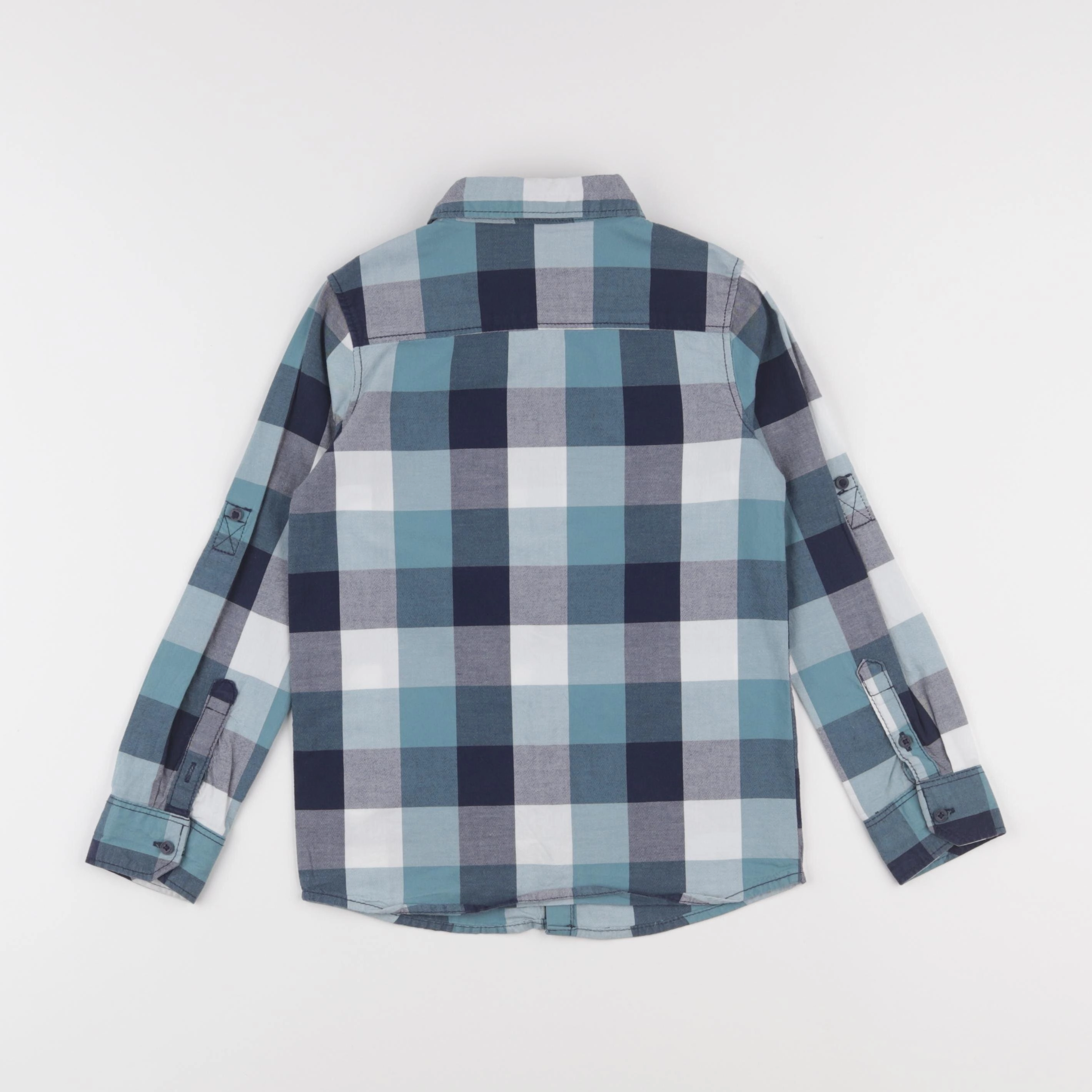 Okaidi - chemise blanc, bleu - 6 ans