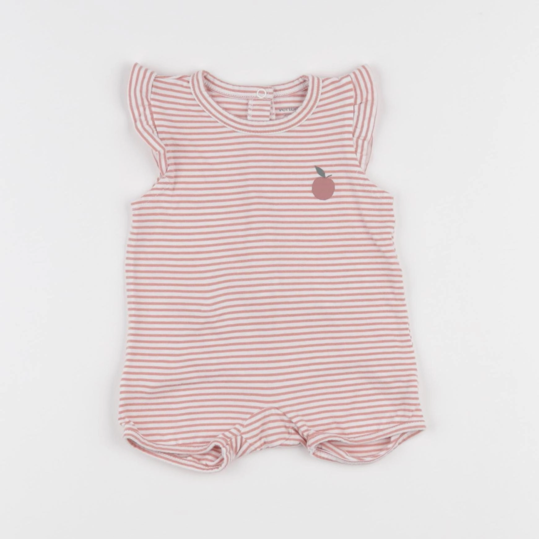 Vertbaudet - combinaison rose - 3 mois
