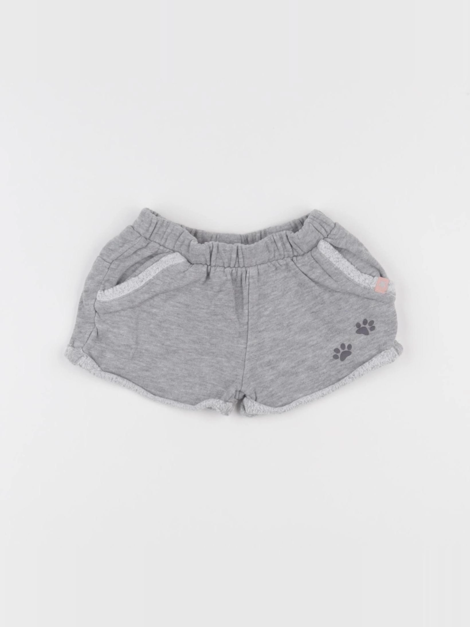 Vertbaudet - short gris - 9 mois